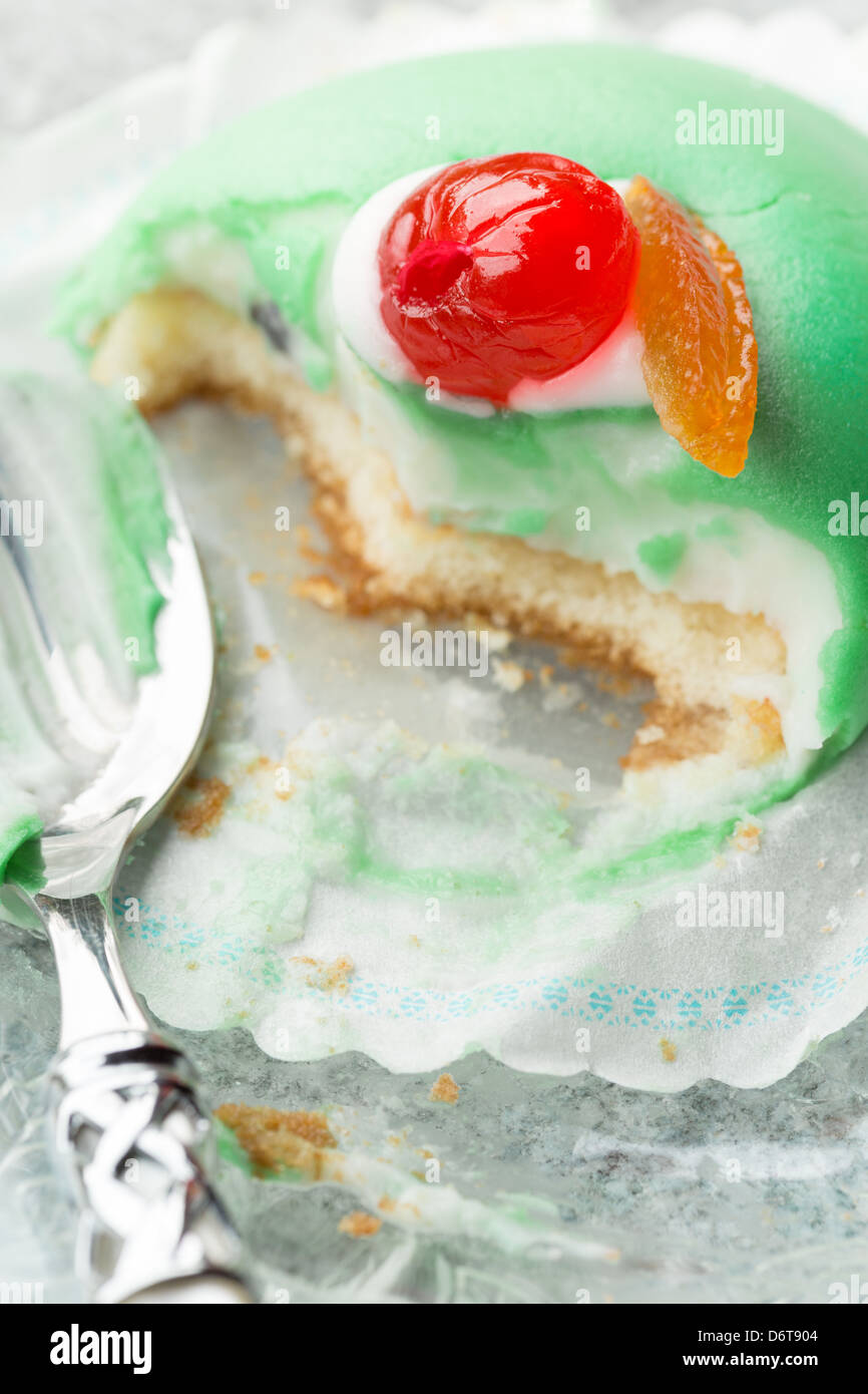 Cassata siciliana closeup Foto Stock