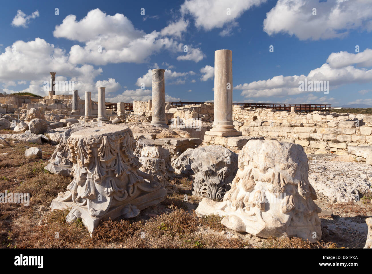 Cipro - Kourion sito archeologico Foto Stock
