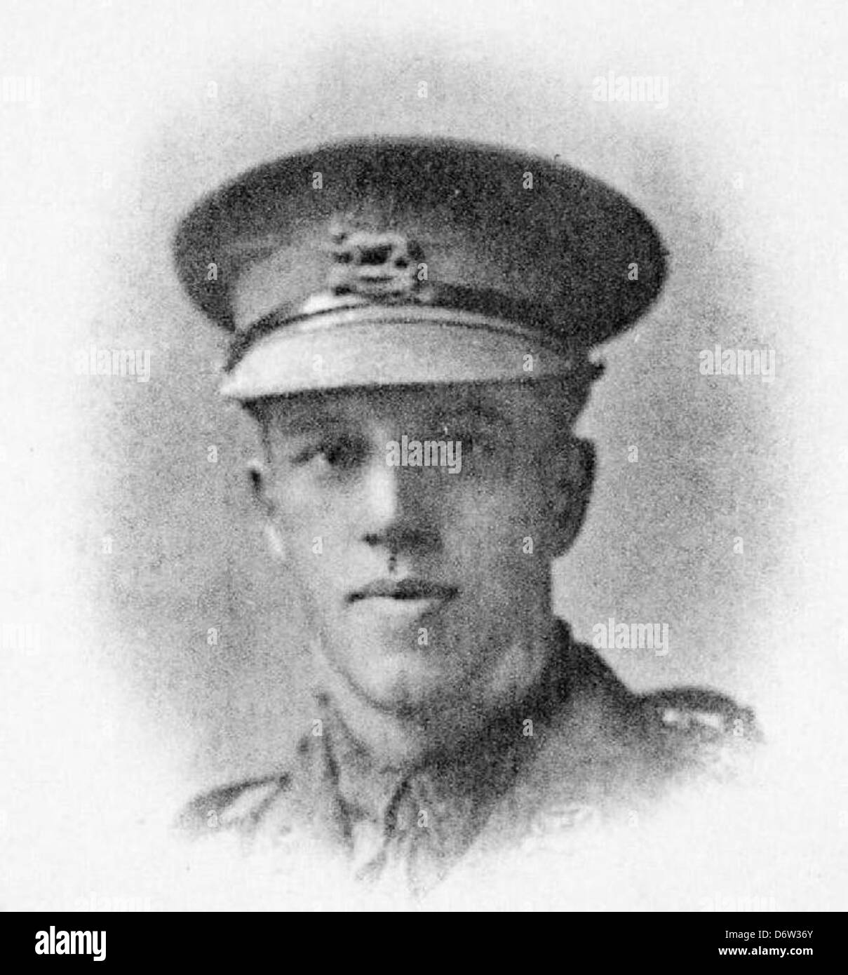 Il capitano David Westcott Brown prestò servizio come ufficiale sul fronte occidentale durante la prima guerra mondiale, partecipando a operazioni militari chiave tra il 1914 e il 1918. Foto Stock