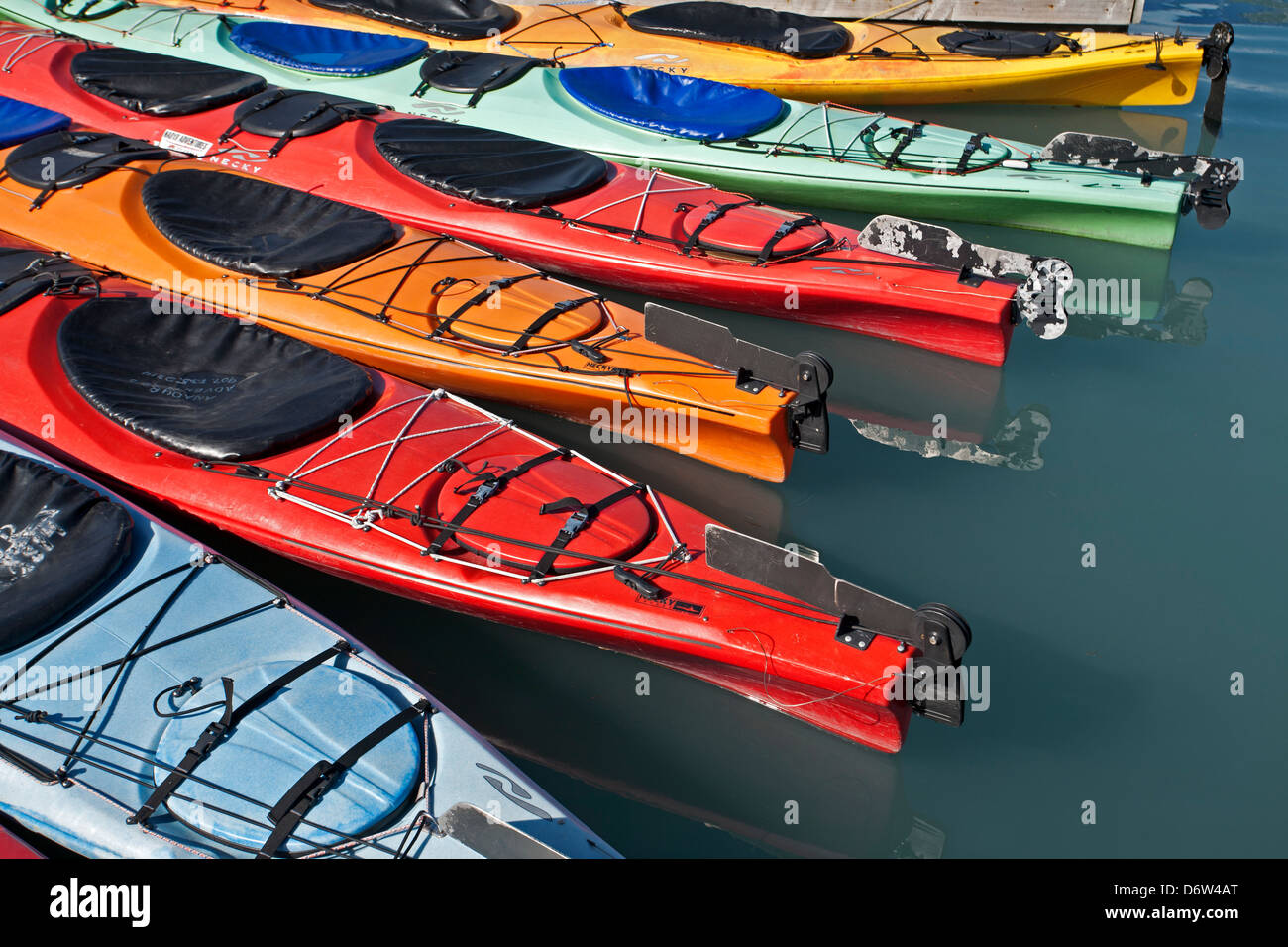 Kayak da mare. Valdez. Alaska Foto Stock