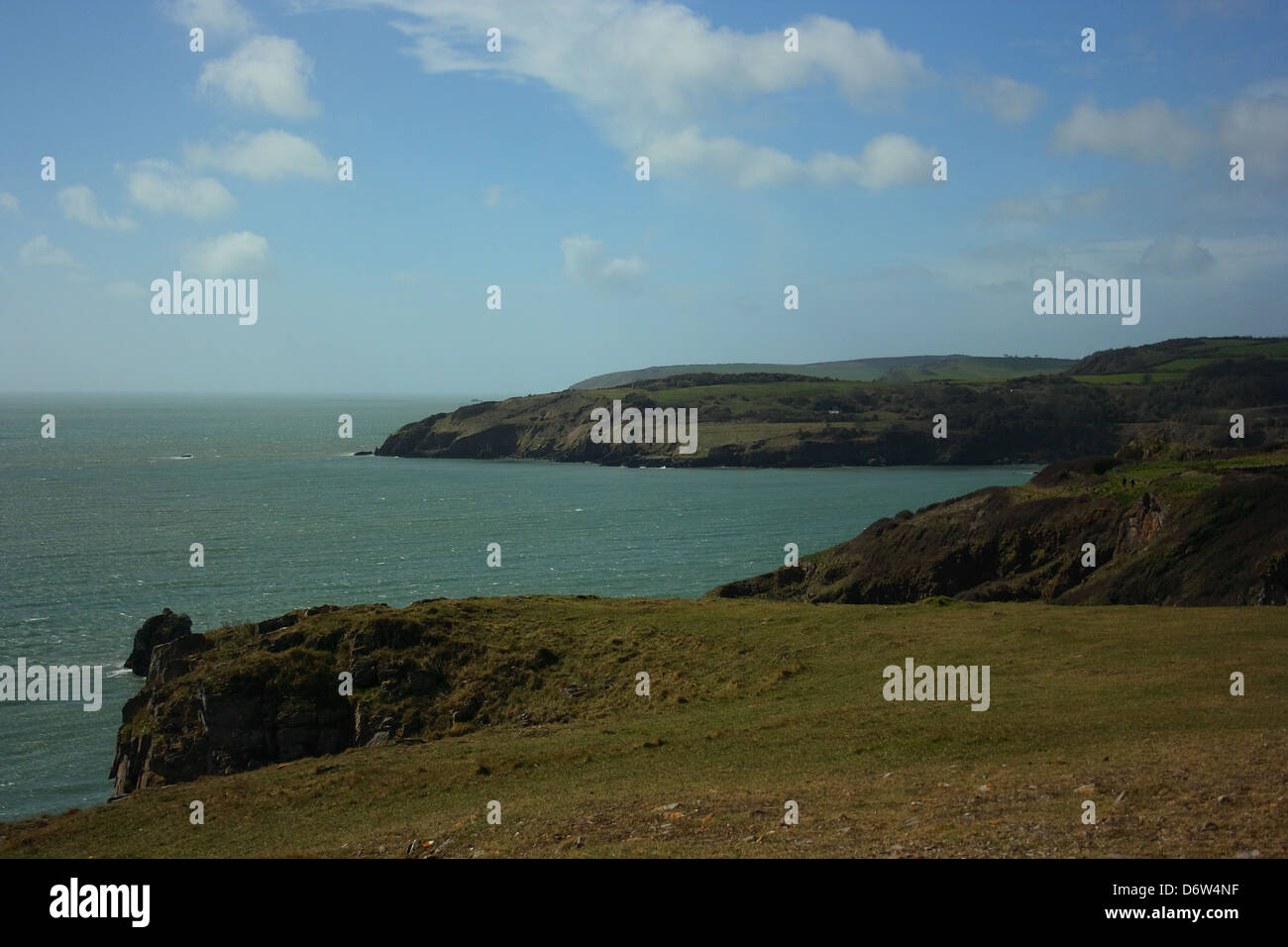 Vista dal Berry Head, brixham devon, Regno Unito, Foto Stock