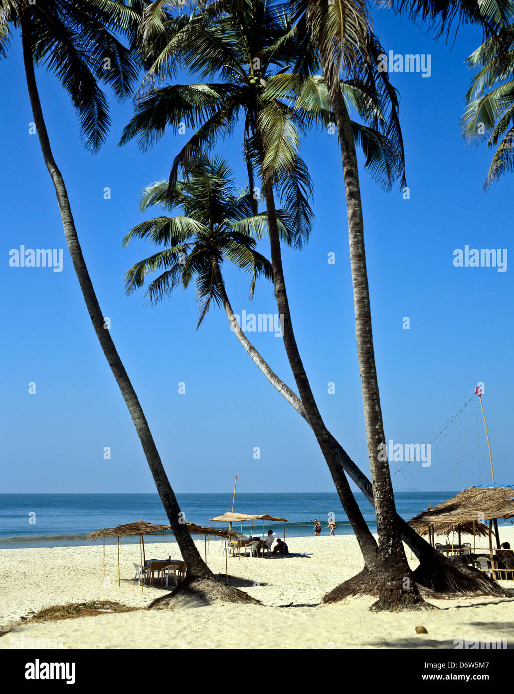 8411. Colva Beach, Goa, India Foto Stock