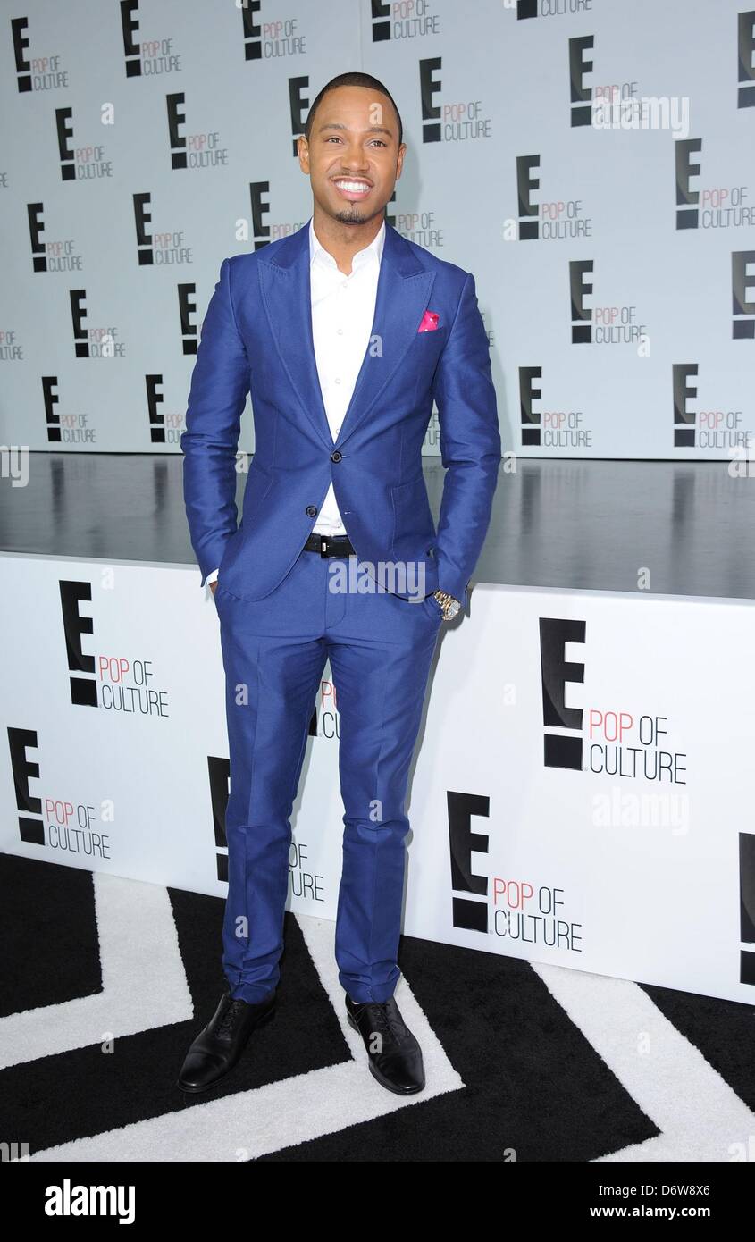 New York, Stati Uniti d'America. Terrence Jenkins all'arrivo E! Rete evento anticipato, centro di Manhattan, New York, NY Aprile 22, 2013. Foto di: Kristin Callahan/Everett raccolta/Alamy Live News Foto Stock