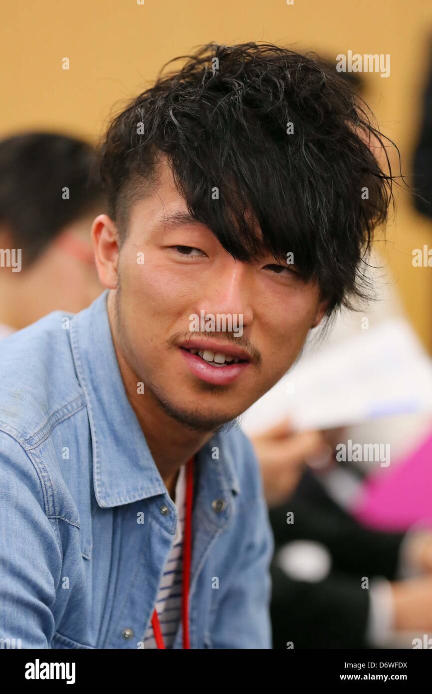 Sho Endo, Aprile 22, 2013 : la costruzione di Team Japan 2013 per Sochi a Ajinomoto NTC, Tokyo, Giappone. (Foto di AFLO SPORT) Foto Stock