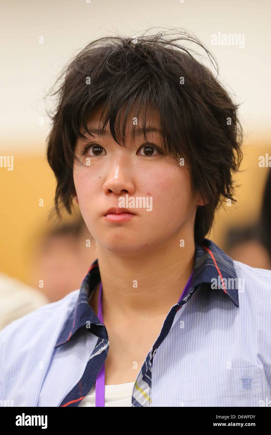 Takako Omukai, Aprile 22, 2013 : la costruzione di Team Japan 2013 per Sochi a Ajinomoto NTC, Tokyo, Giappone. (Foto di AFLO SPORT) Foto Stock