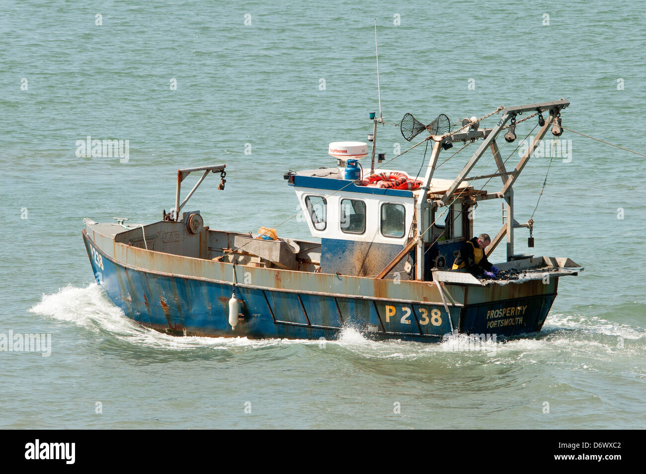 La prosperità Portsmouth barca da pesca Foto Stock