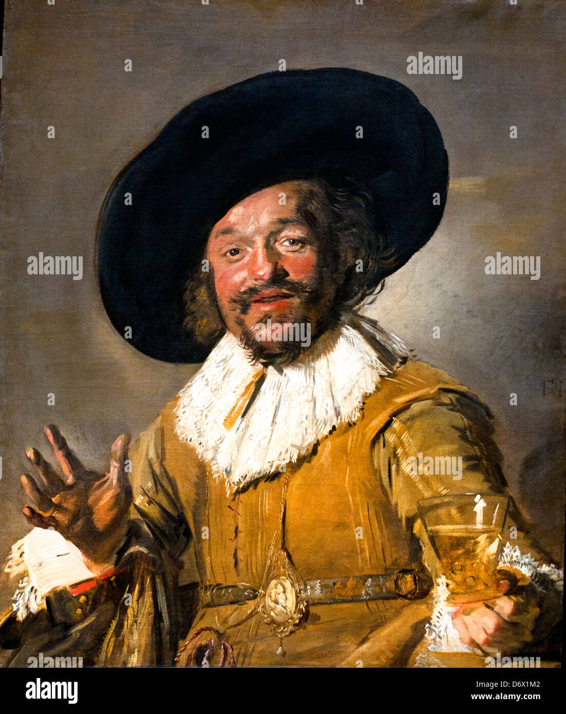 La Merry bevitore 1628 Frans Hals 1582-1666 olandese Paesi Bassi Foto Stock