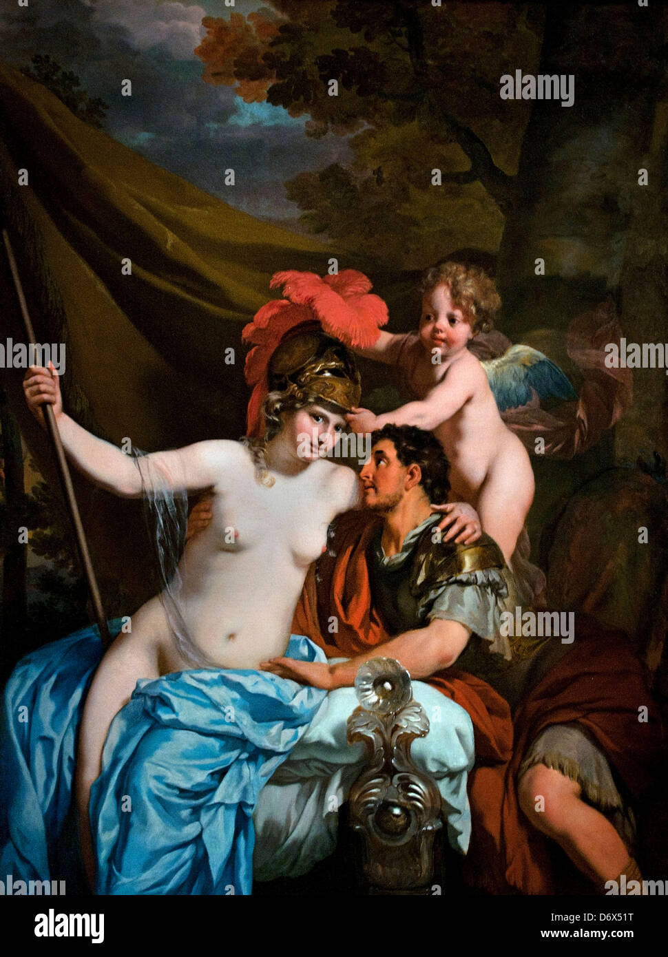 Ulisse e Calypso 1680 Gerard de Lairesse 1641 - 1711 olandese Paesi Bassi Foto Stock