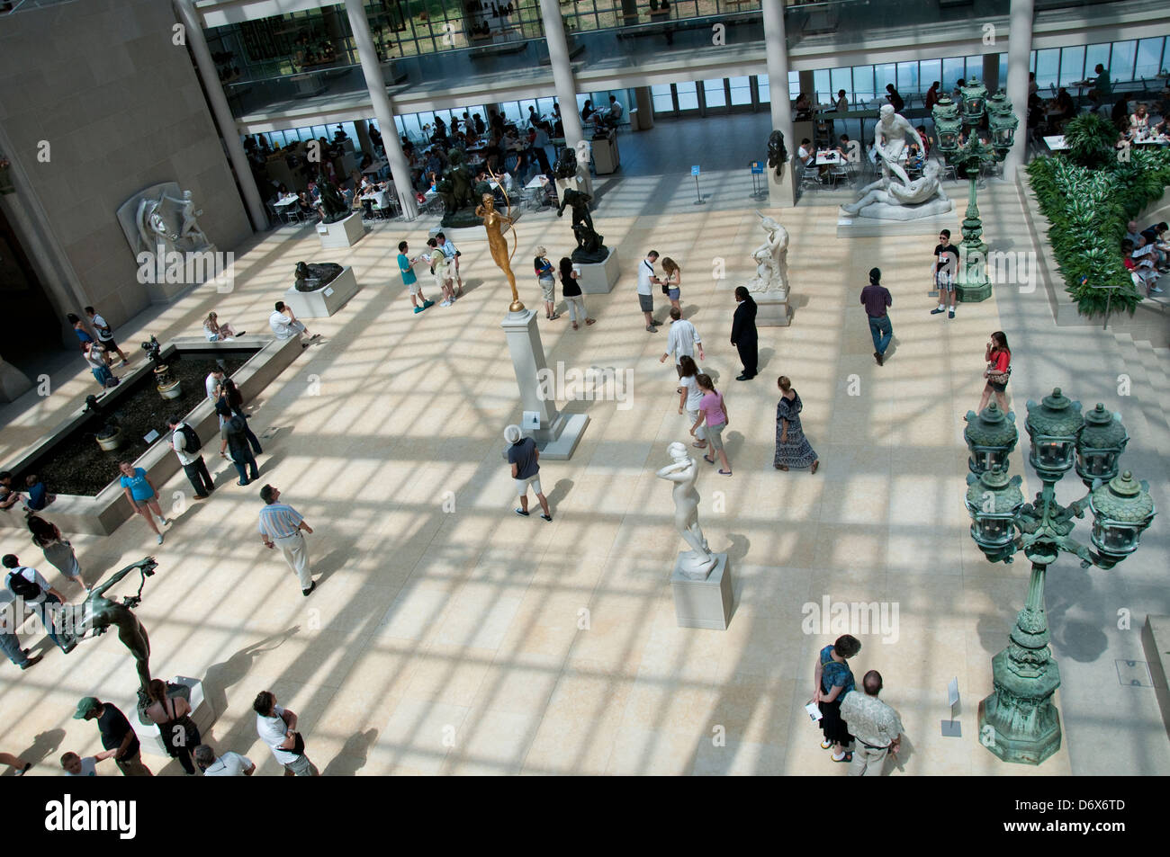 Charles Engelhard corte in American ala del Metropolitan Museum of Art, (met) New York City USA Foto Stock