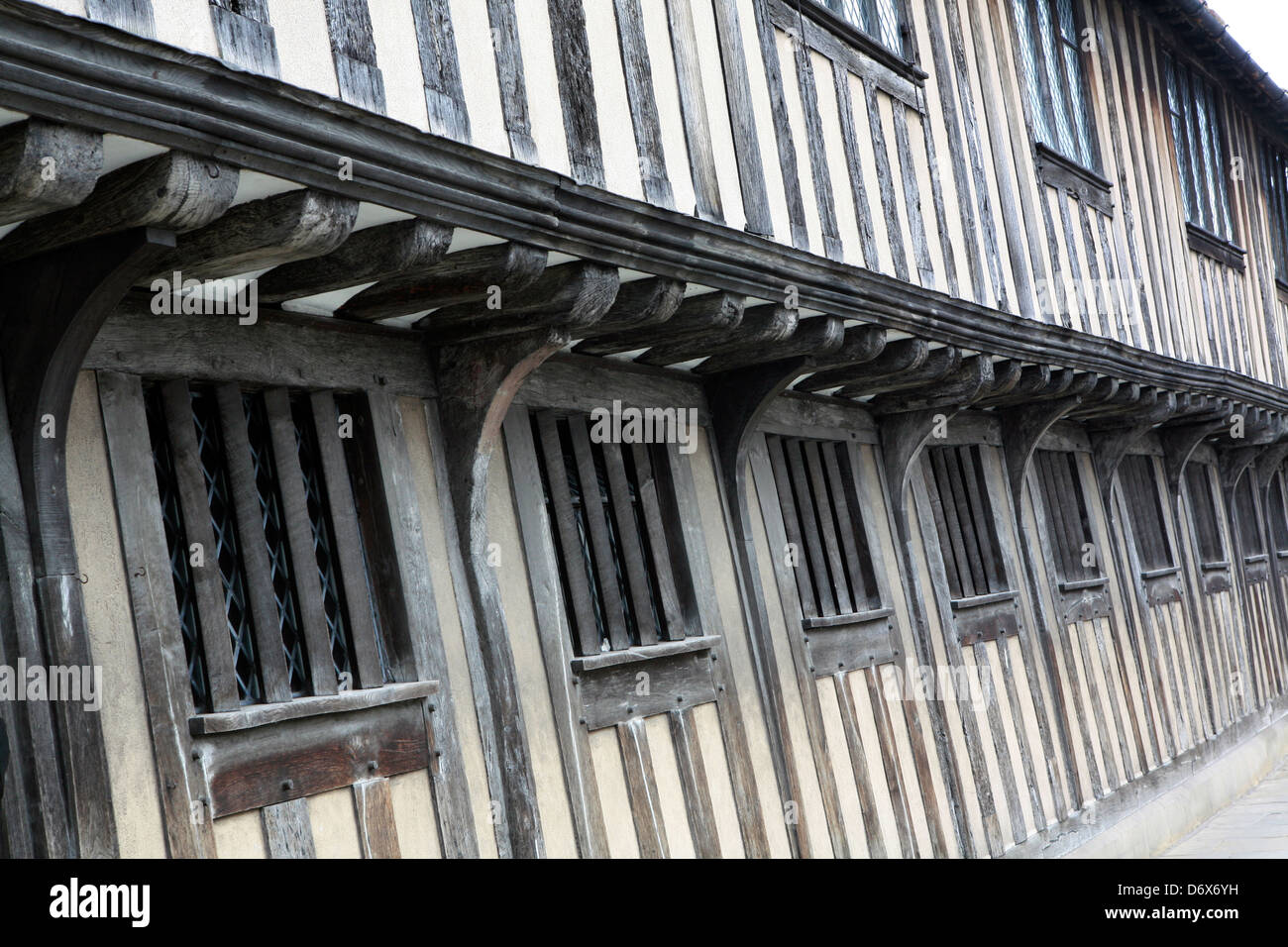 Edificio Tudor, Stratford upon Avon Foto Stock