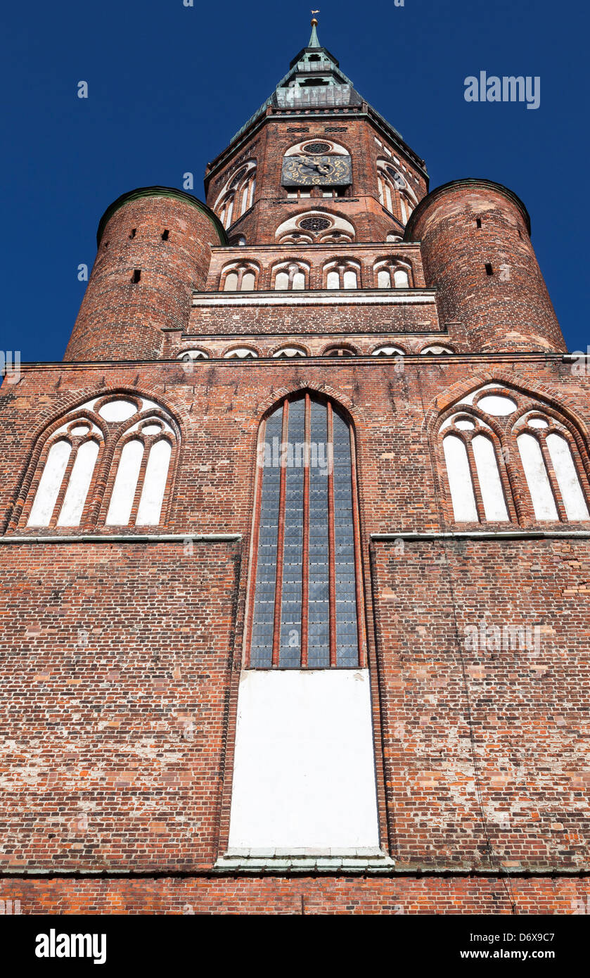 St Nicholas' cattedrale, Greifswald, Mecklenburg Vorpommern, Germania Foto Stock