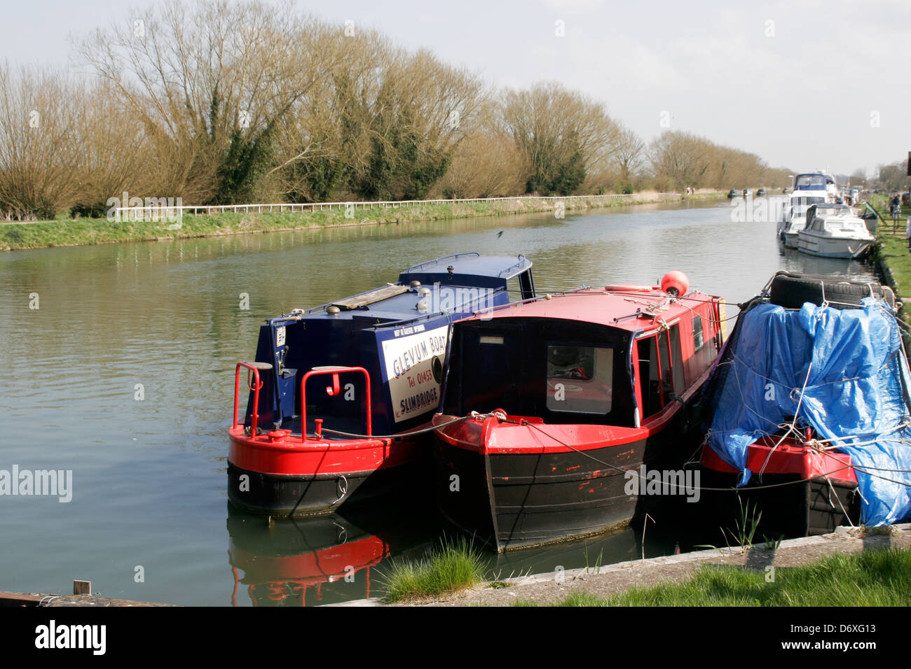 Gloucester e Nitidezza Canal Cambridge Inghilterra GLOUCESTERSHIRE REGNO UNITO Foto Stock