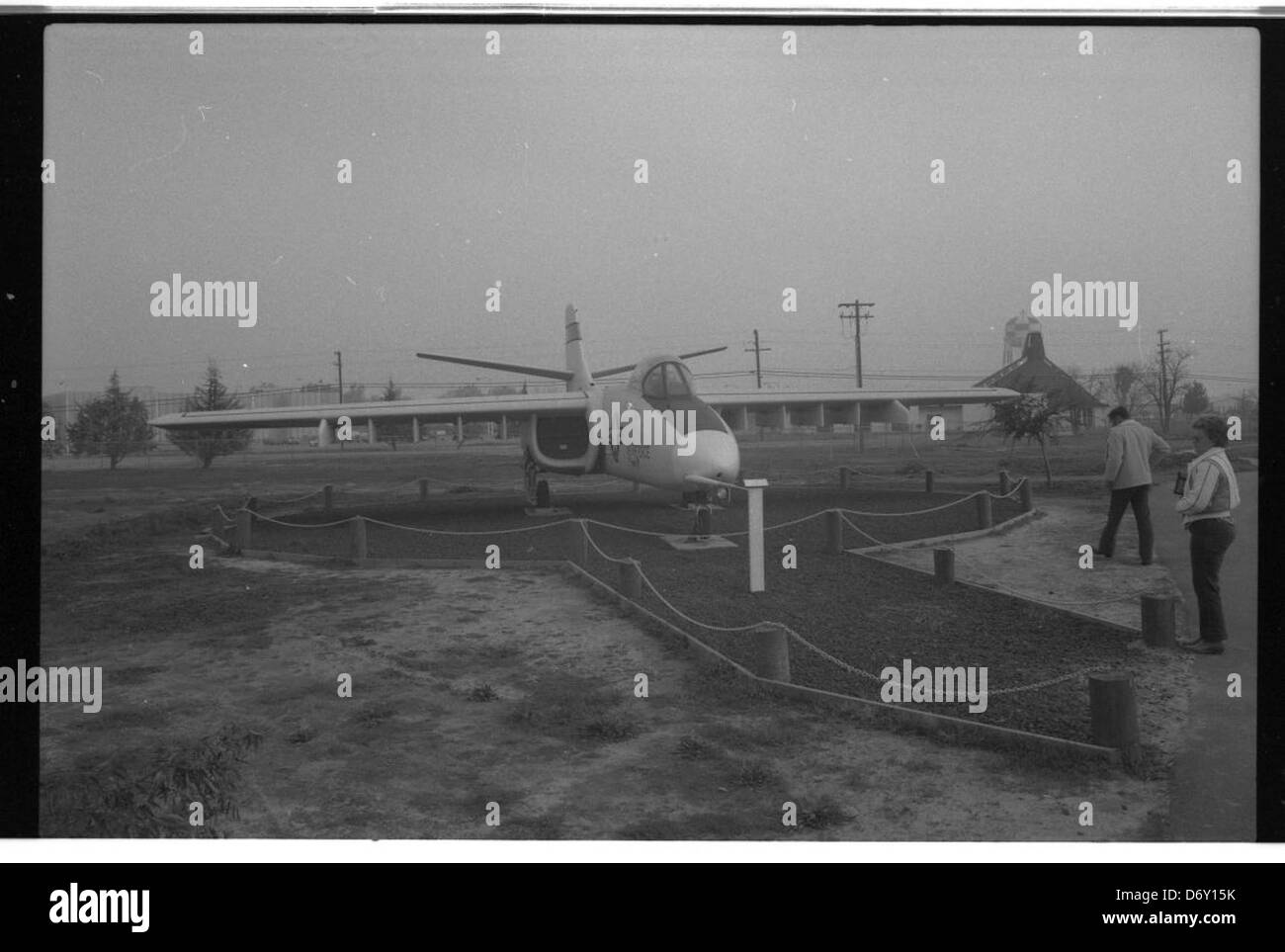 Northrop A-9A 35mm neg GRF Castello AFB Museum Foto Stock