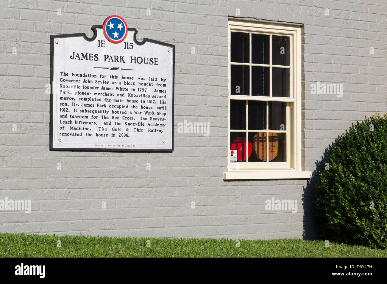 Historic James Park House,Knoxville, Tennessee, Stati Uniti d'America Foto Stock