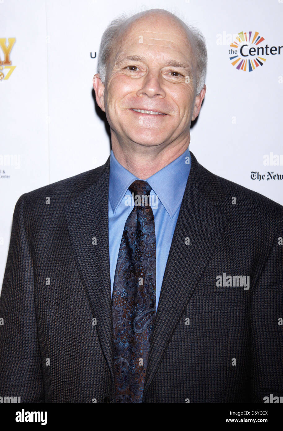 Dan Butler dopo parte per Broadway indietro 7 a John's Pizzeria - Arrivi New York City, Stati Uniti d'America - 05.03.12 Foto Stock