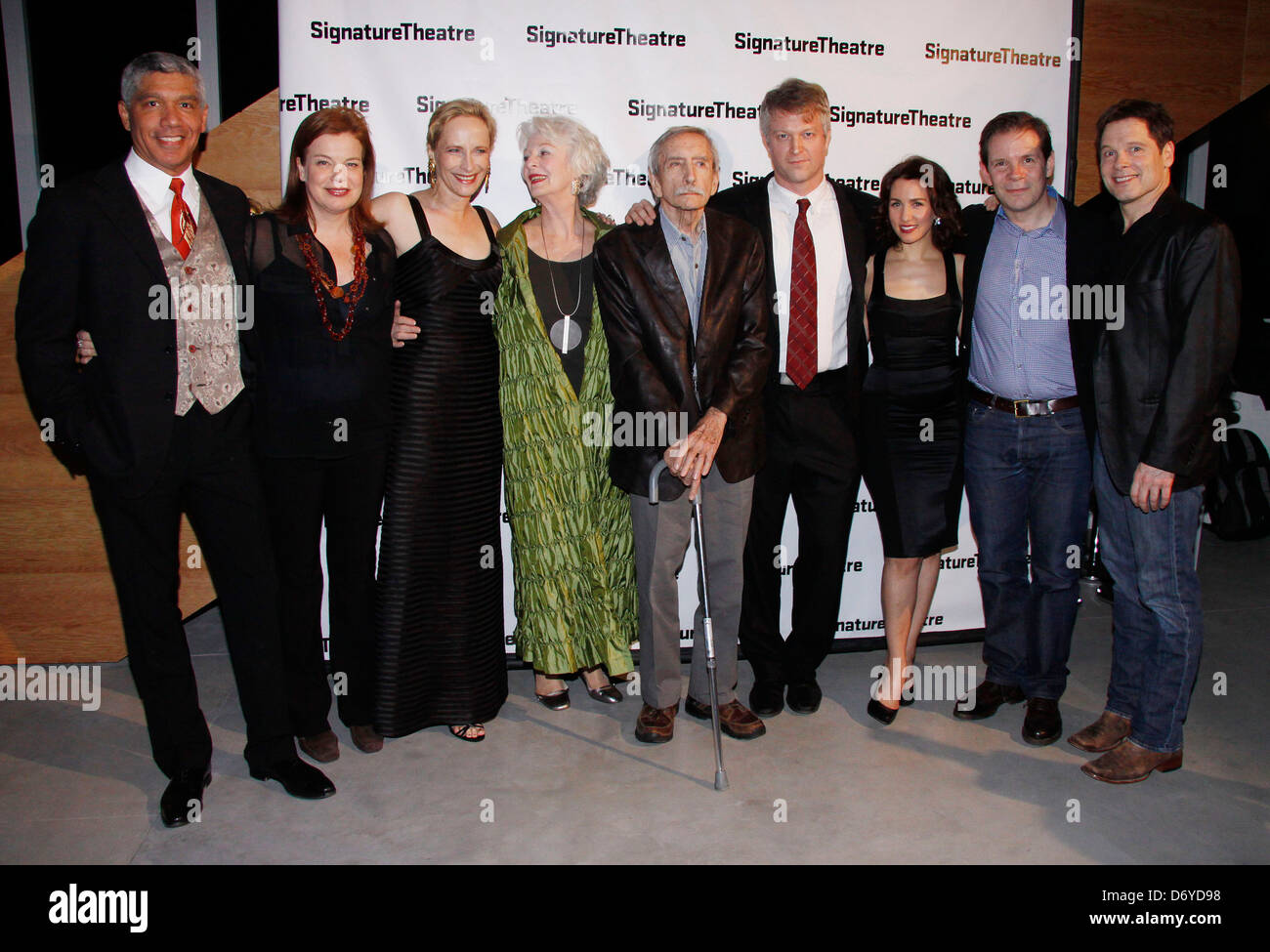 Pietro Francesco Giacomo, Catherine Curtin, Laila Robbins, Jane Alexander, Edward Albee, C.J. Wilson, Tricia Paoluccio, Thomas Jay Foto Stock