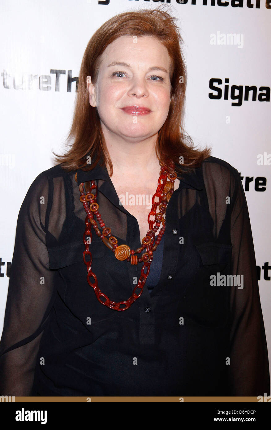 Catherine Curtin apertura notturna dopo essere partito per 'la Signora da Dubuque' al teatro di Firma società del Pershing Square firma Foto Stock