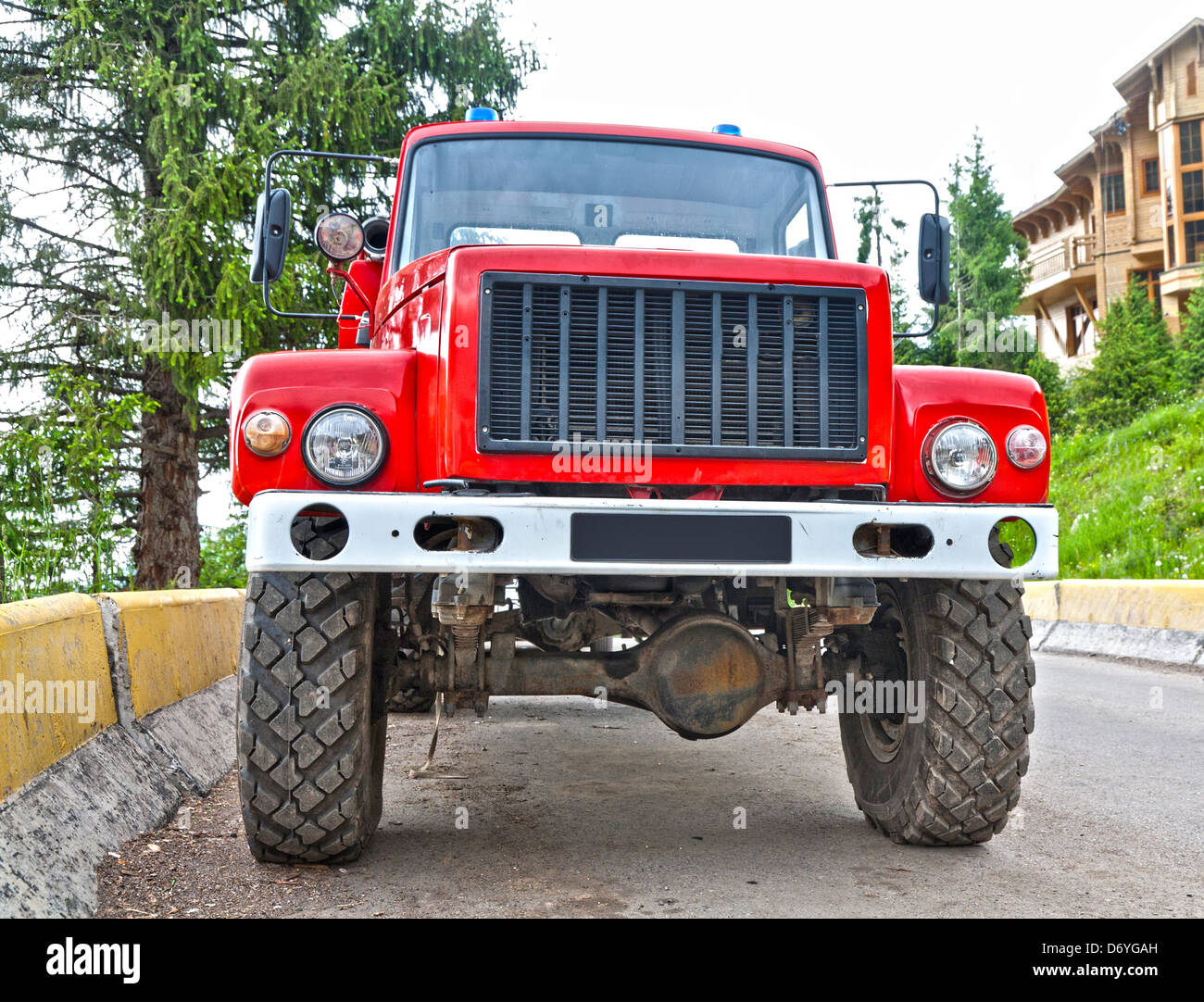 camion dei pompieri Foto Stock