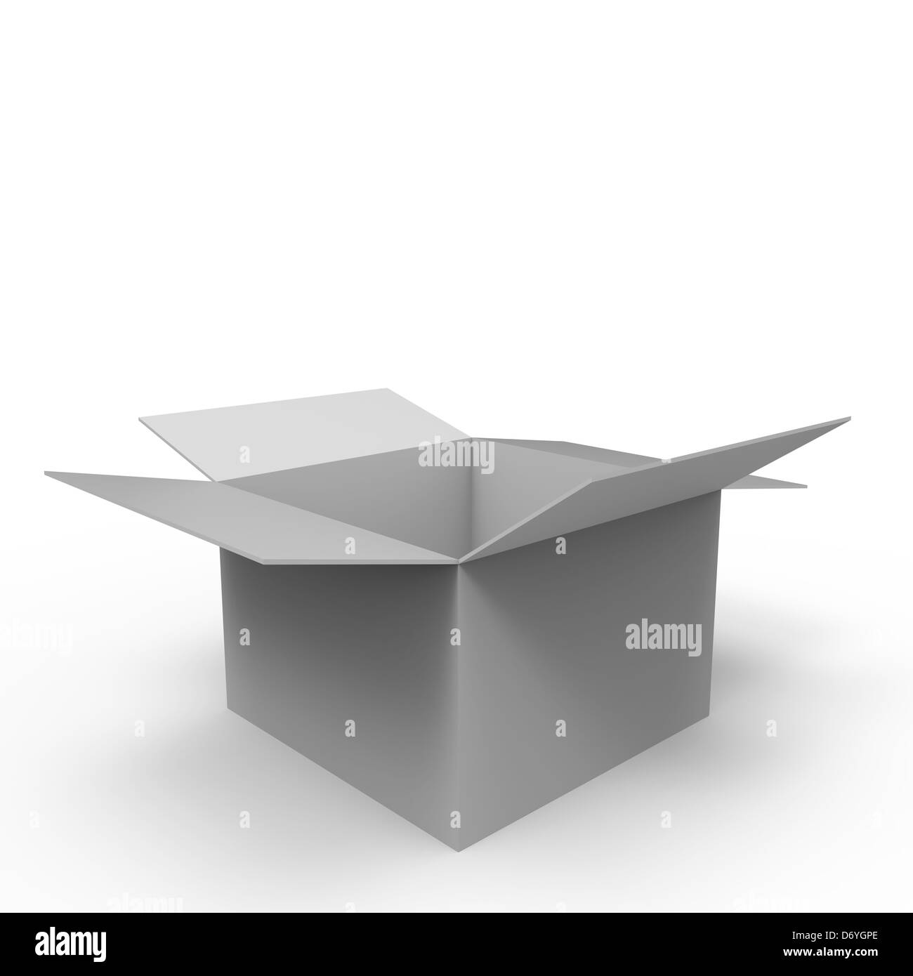 Concetto di "pensare al di fuori del box' Foto Stock