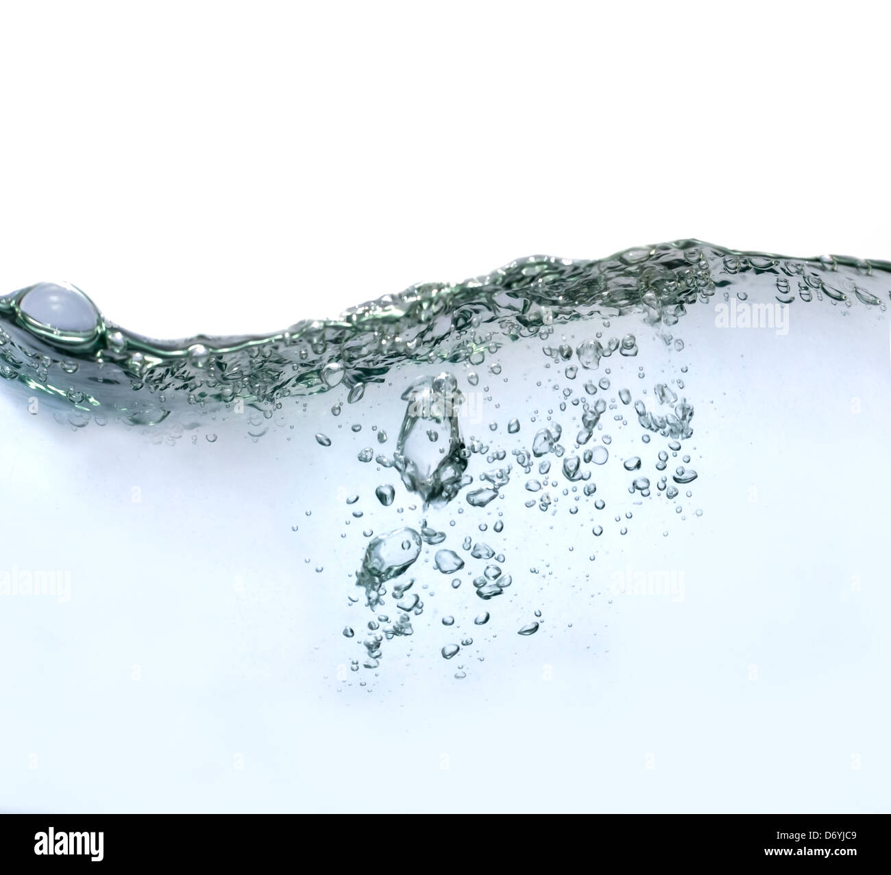 Lo sfondo è blu onda di acqua Foto Stock
