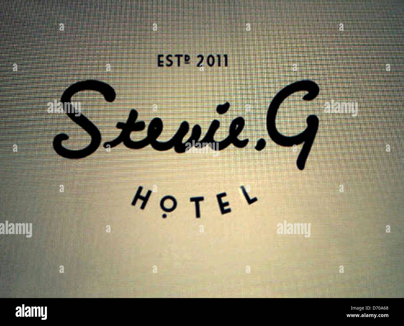 HOTEL chiamato dopo la star del calcio Steven Gerrard un hotel indonesiano ha nomi stesso dopo il Liverpool e calciatore inglese Foto Stock