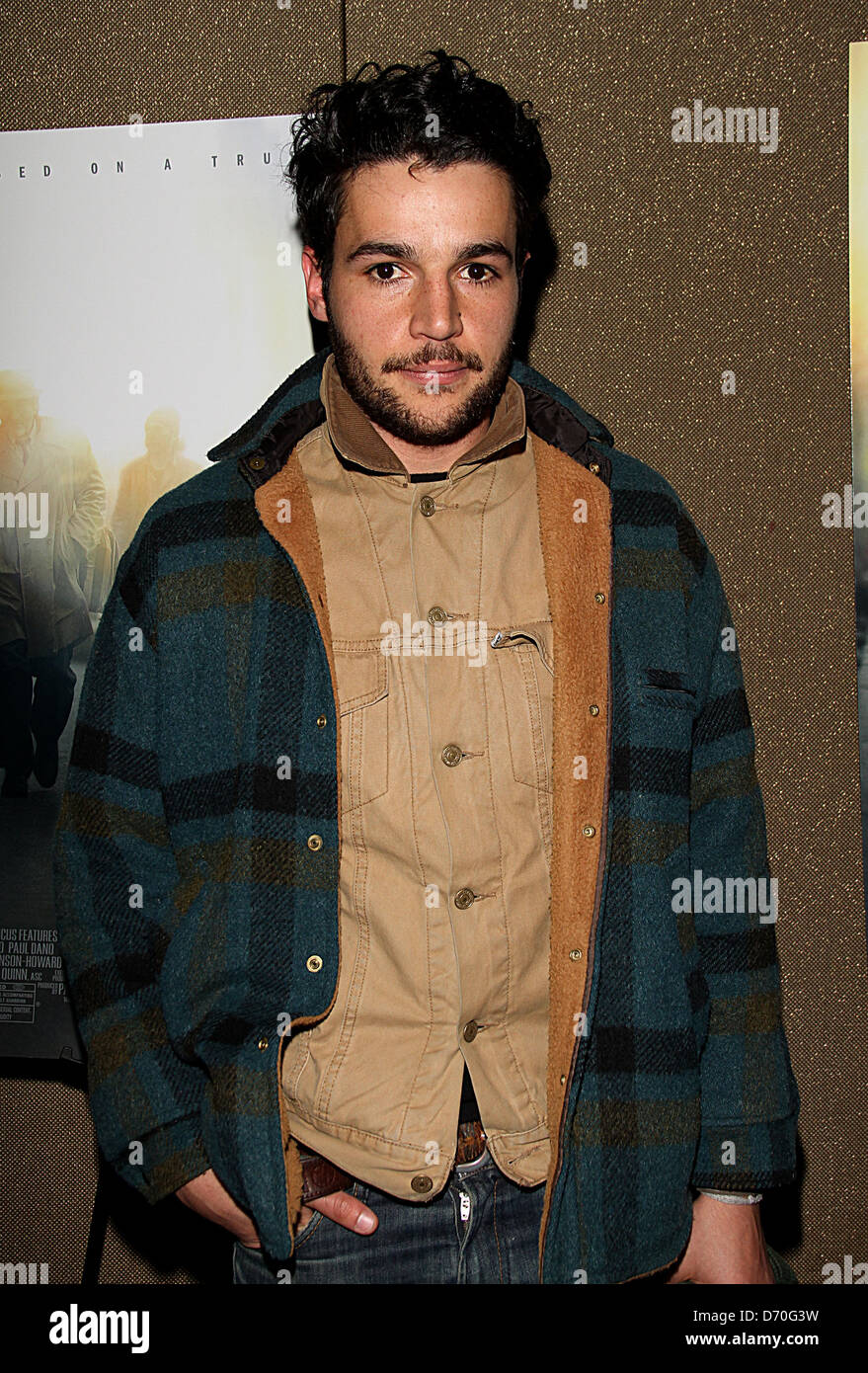 Christopher Abbott frequentando uno screening di Flynn al Tribeca Grand Hotel di New York City, Stati Uniti d'America - 01.03.12 Foto Stock