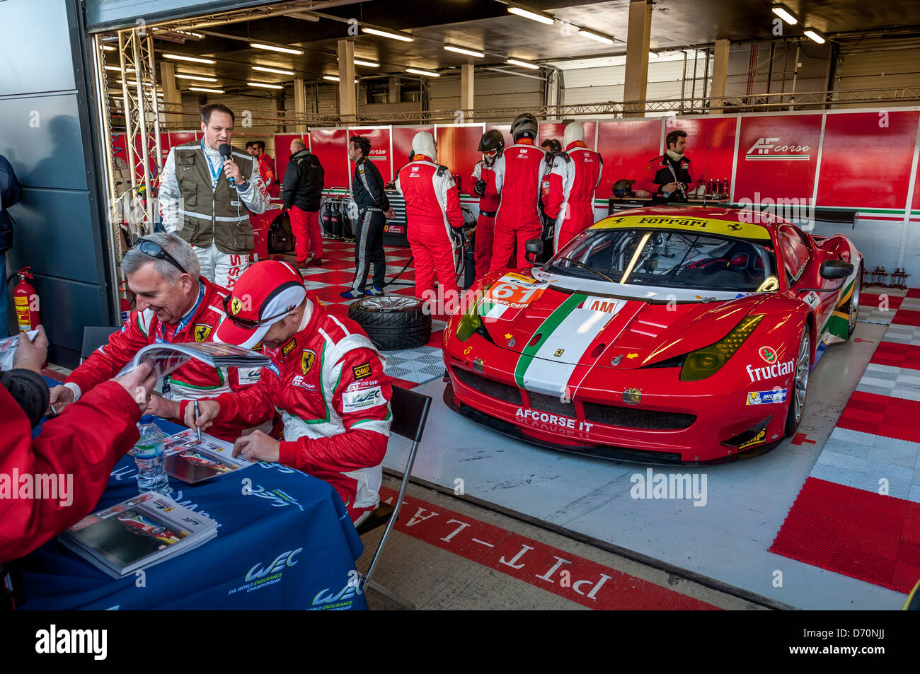 Silverstone car race, LeMans Series Foto Stock