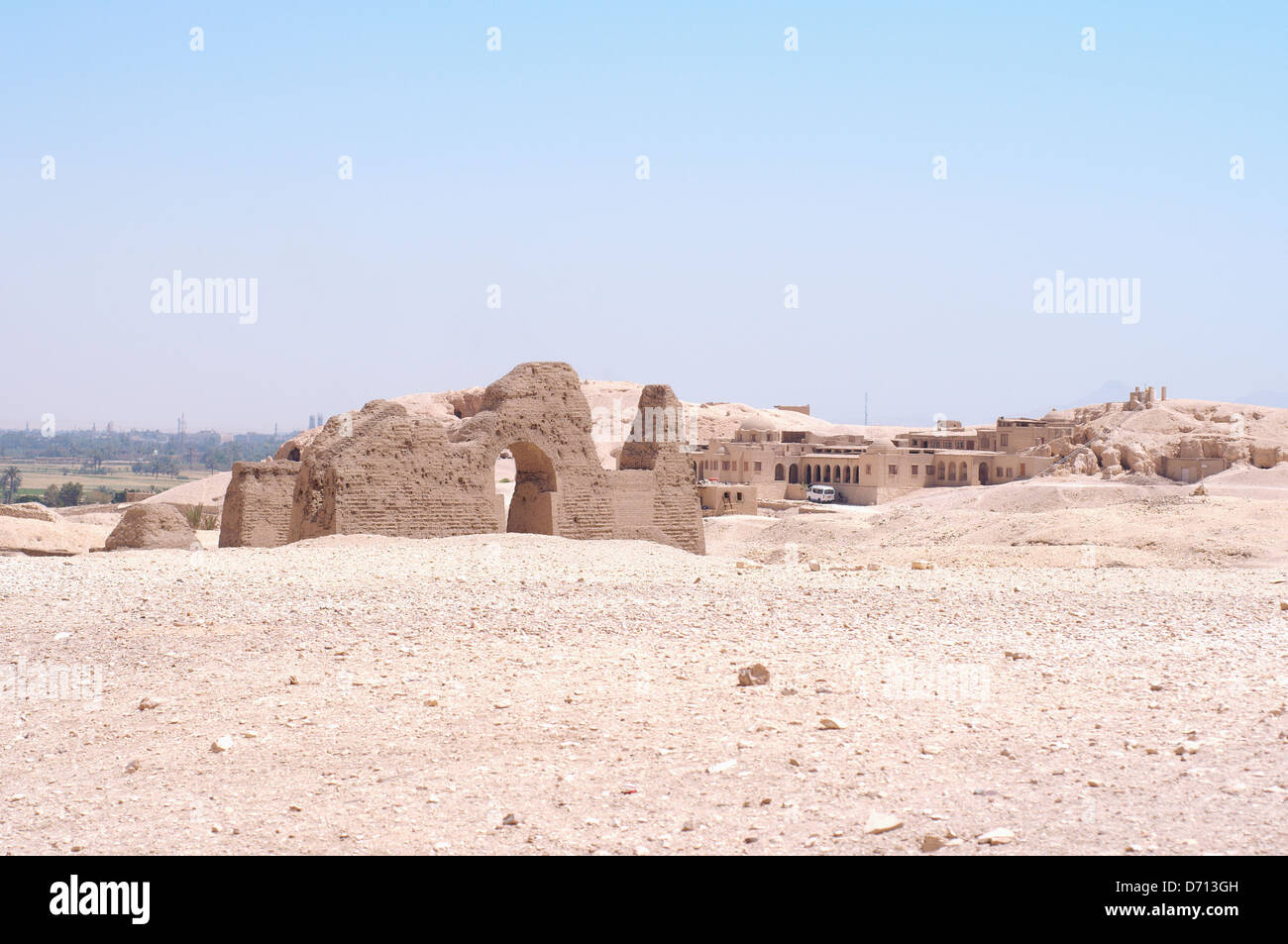 Le antiche rovine di Luxor (TEBE), Egitto, Africa Foto Stock