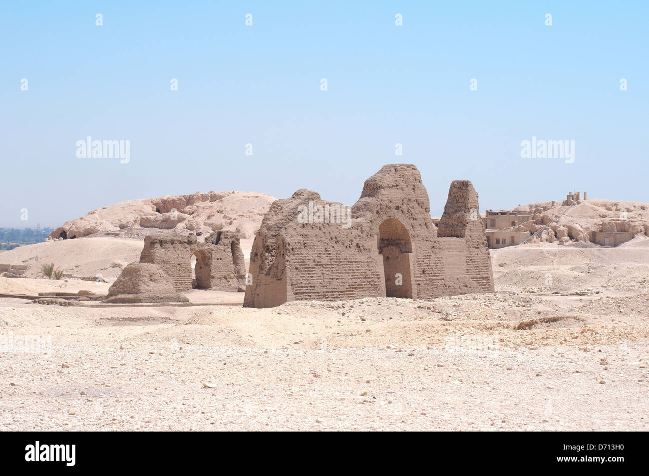 Le antiche rovine di Luxor (TEBE), Egitto, Africa Foto Stock