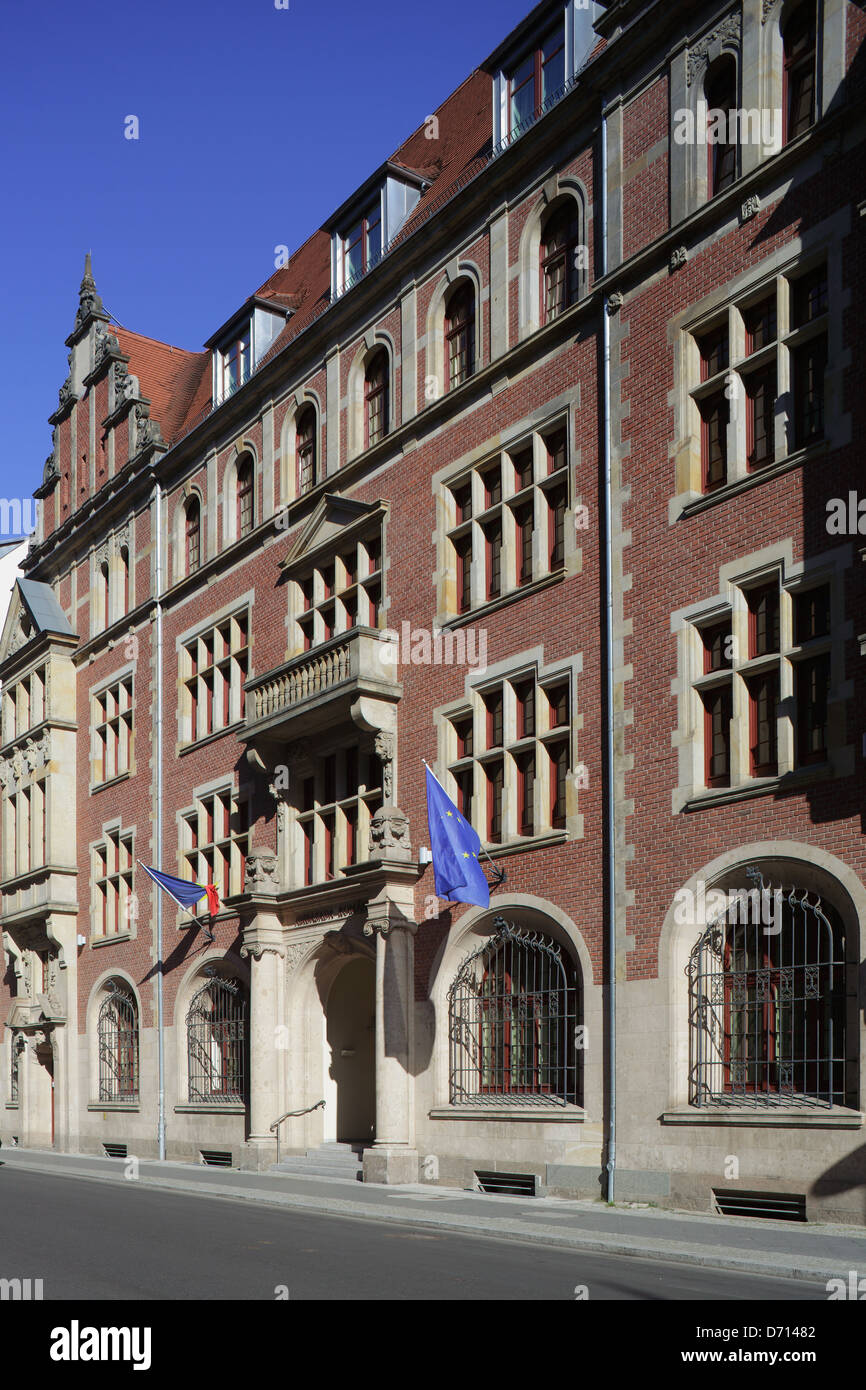 Berlino, Germania, l'Ambasciata della Repubblica di Romania Foto Stock