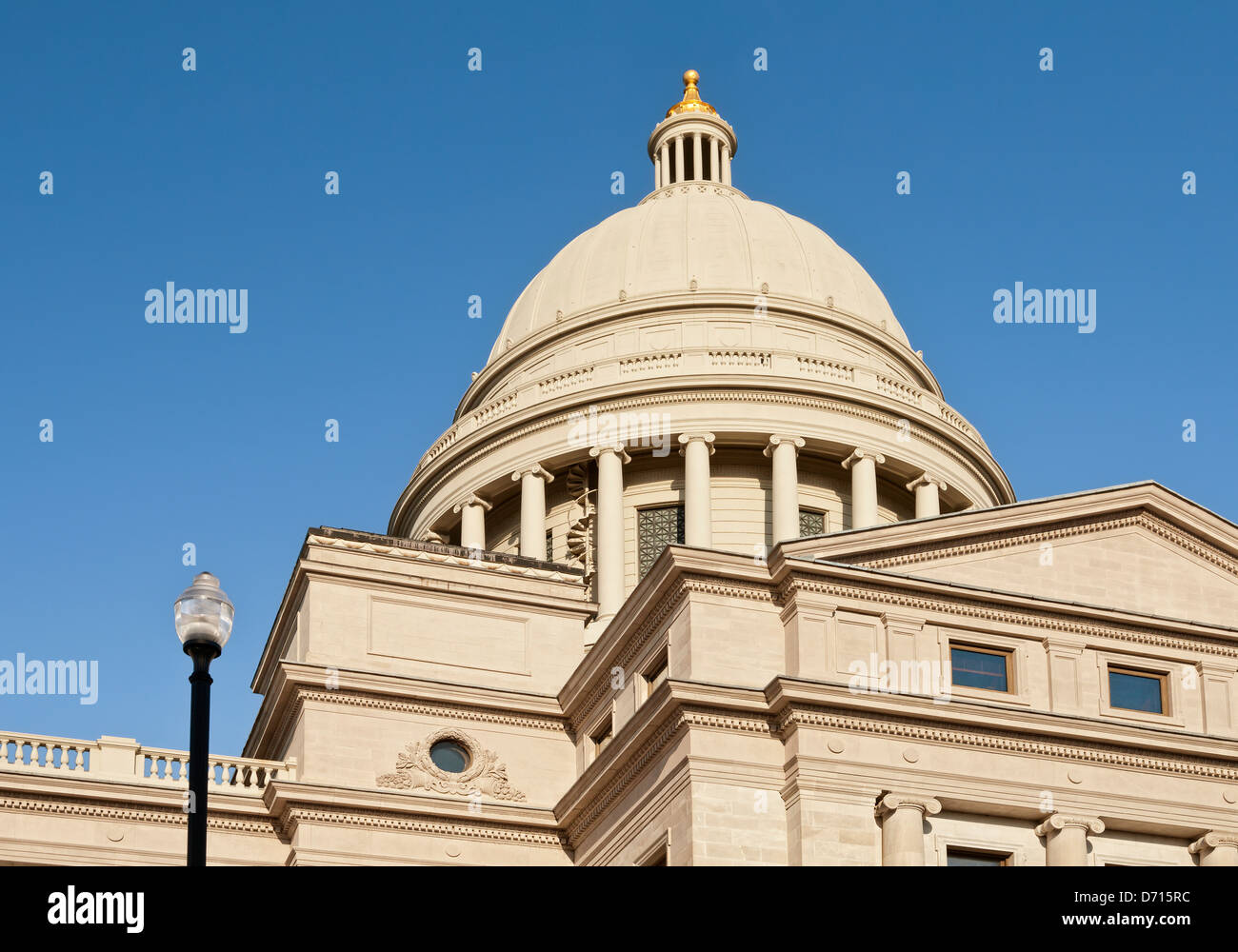 Stati Uniti d'America, Arkansas State Capitol dome Foto Stock