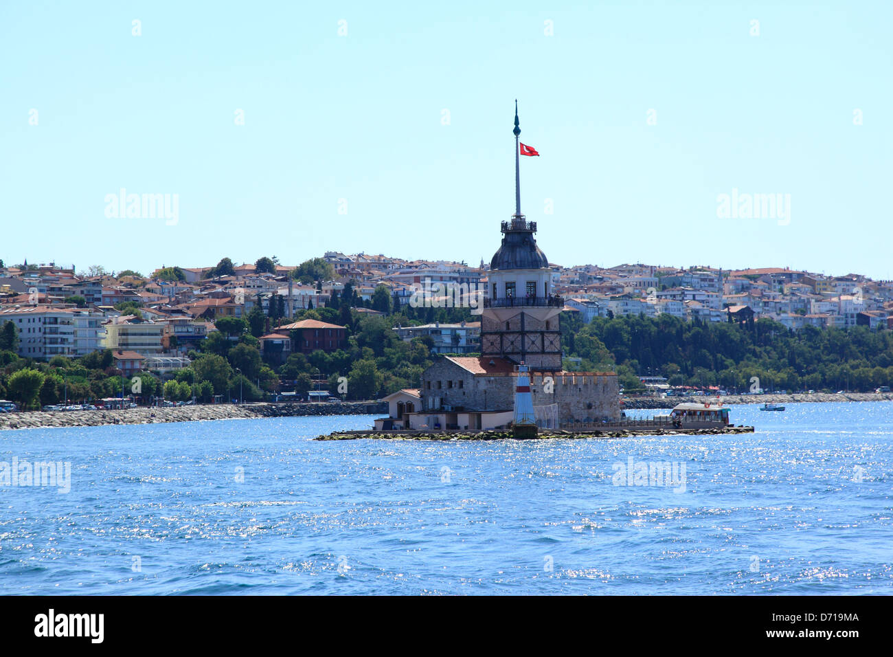 Maiden's Tower, Istanbul, Turchia Foto Stock