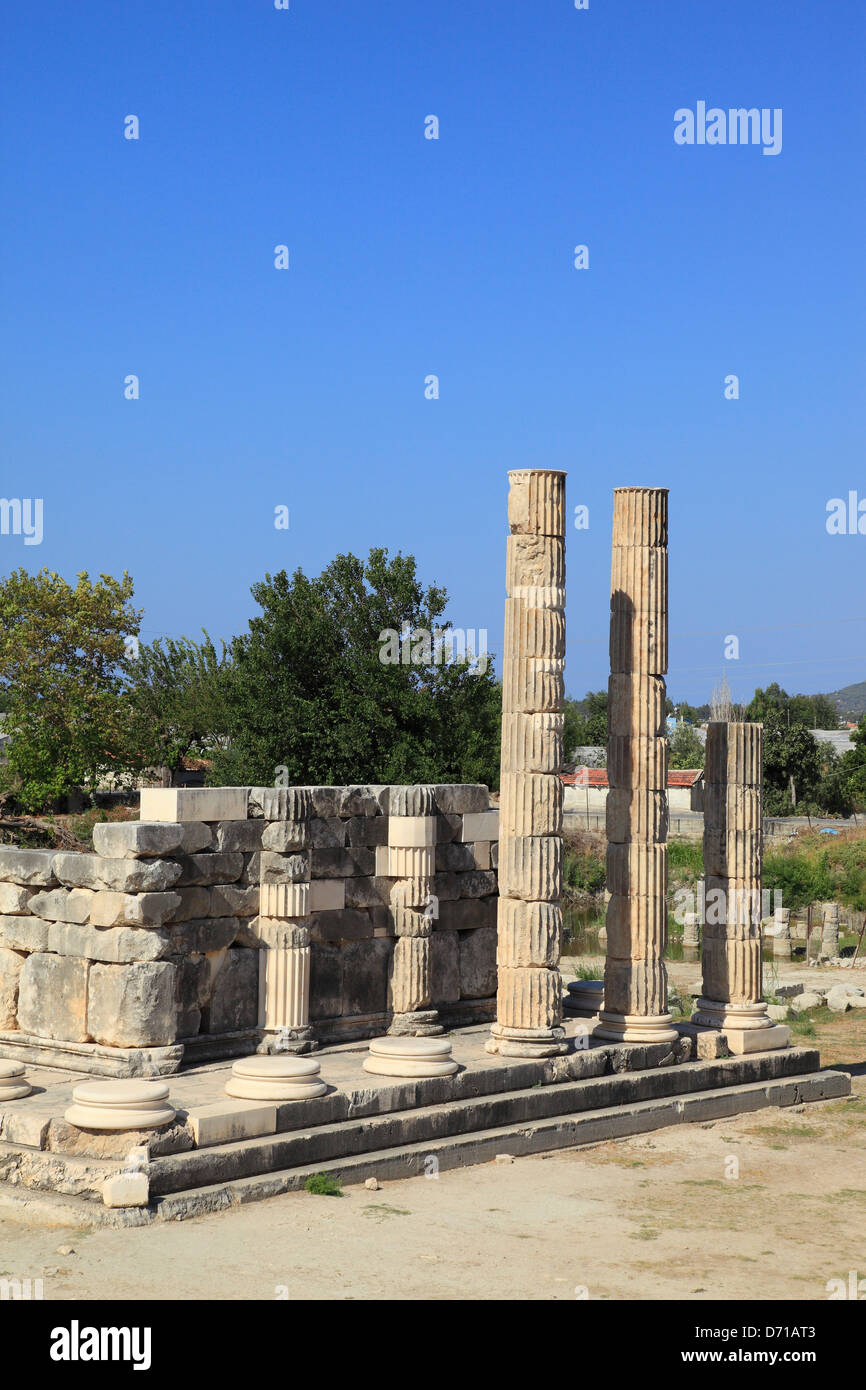 Resti di Letoon, Antalya, Turchia Foto Stock