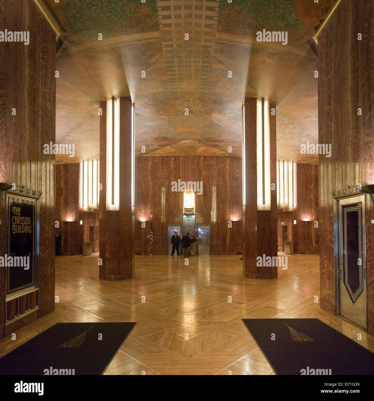 NEW YORK,Chrysler Building lobby Foto Stock