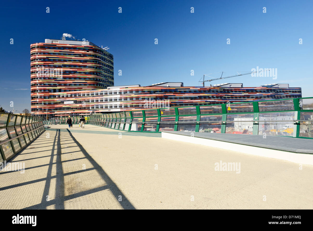 Nuovo edificio dell'autorità per lo sviluppo urbano e l'ambiente di Wilhelm il castello, Amburgo, Germania, Europa Foto Stock