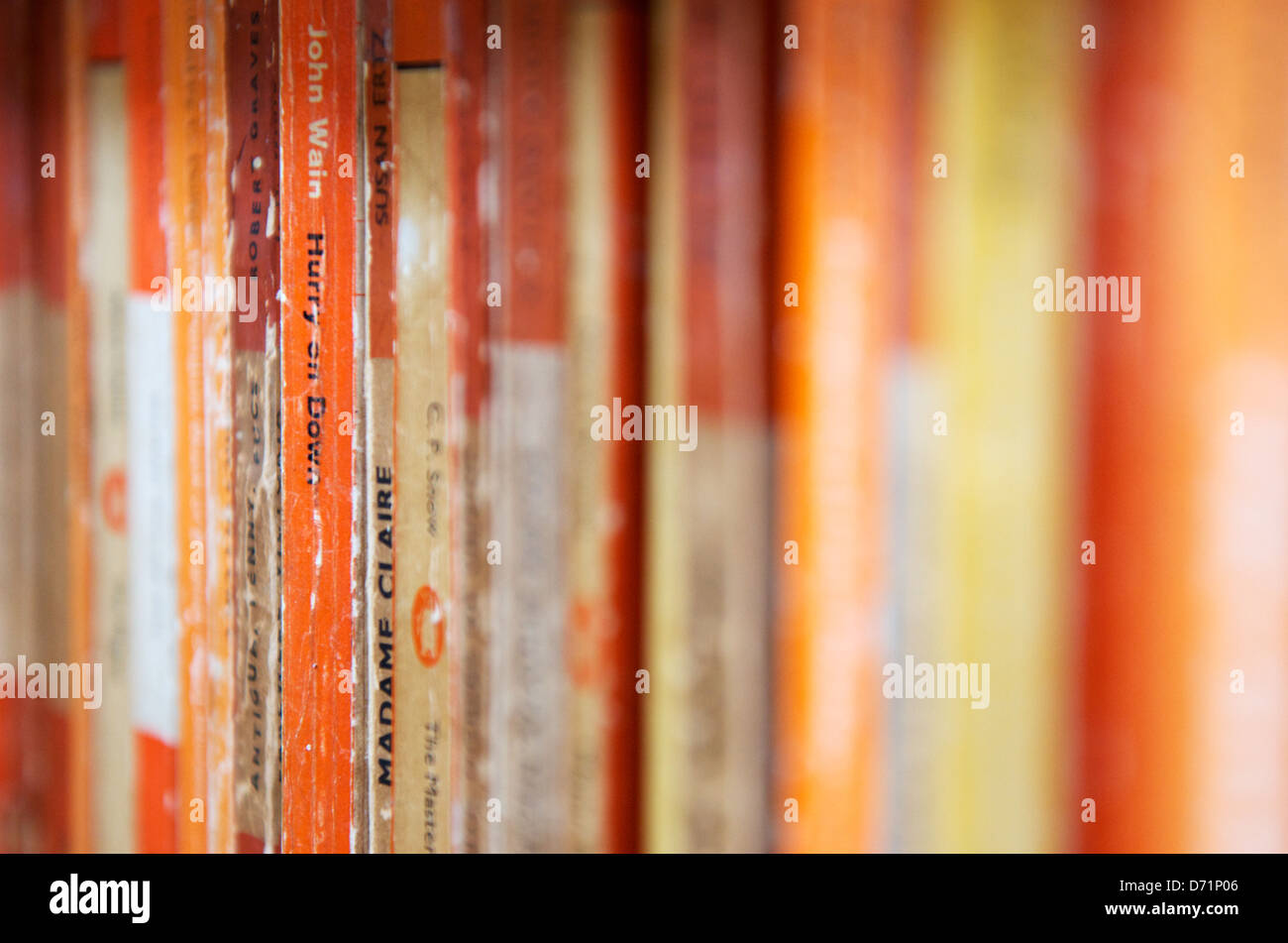 Vintage pinguino libri in brossura Foto Stock