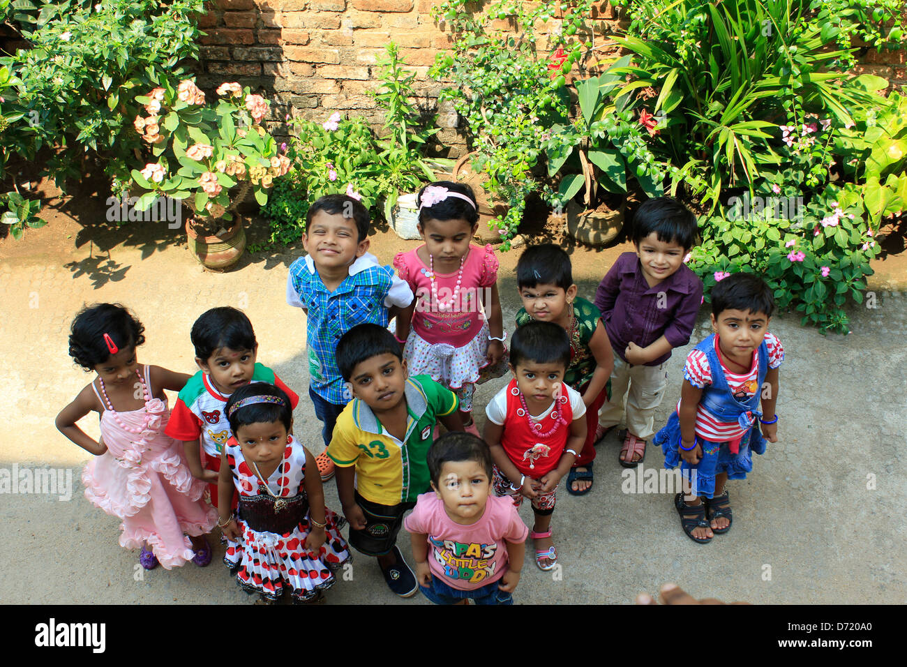 La scuola dei bambini, India Foto Stock