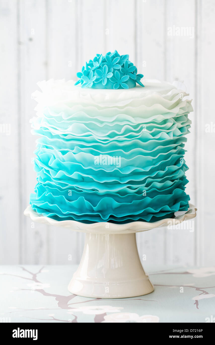 Ombre arruffare torta Foto Stock