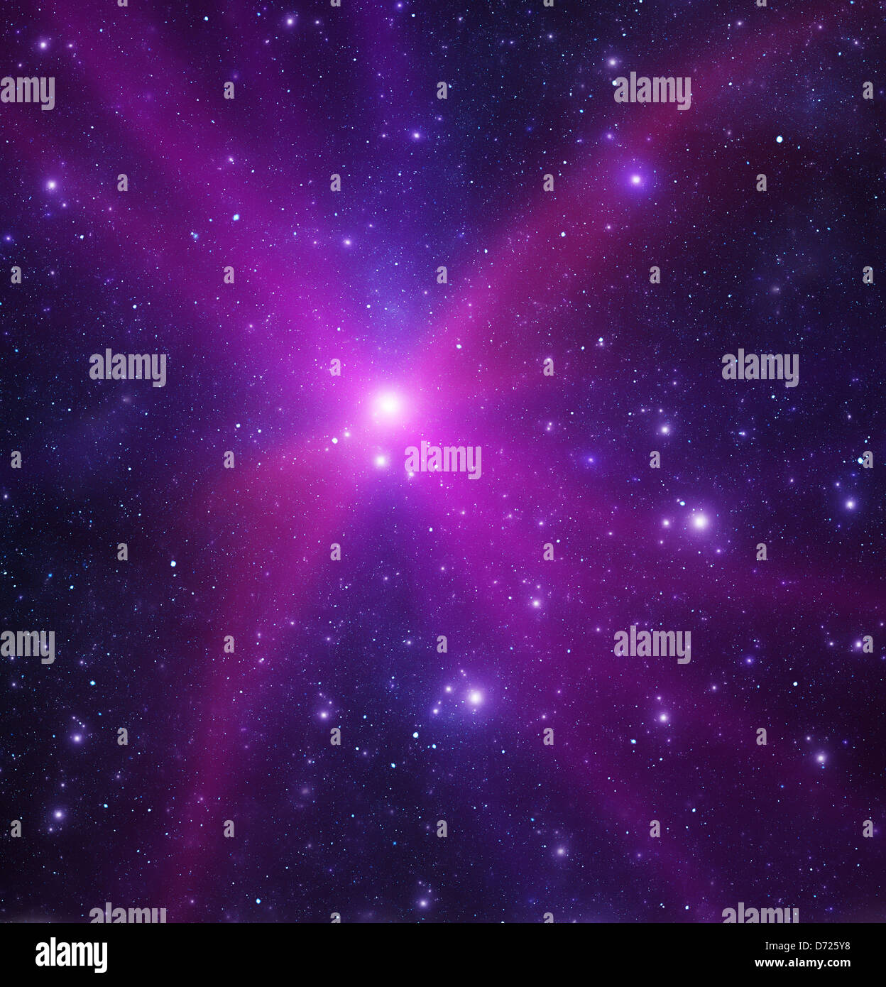 Spazio di farfalla galaxy, stelle sfondo Foto Stock