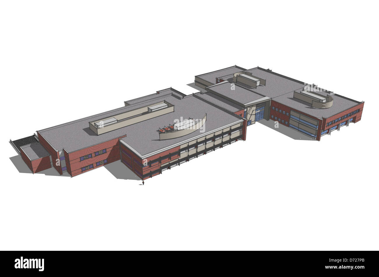 Le strutture di scienze biologiche e computazionali del PNNL sono in costruzione per fornire spazi di ricerca avanzati per la ricerca biologica e computazionale, sostenendo gli studi interdisciplinari. Foto Stock
