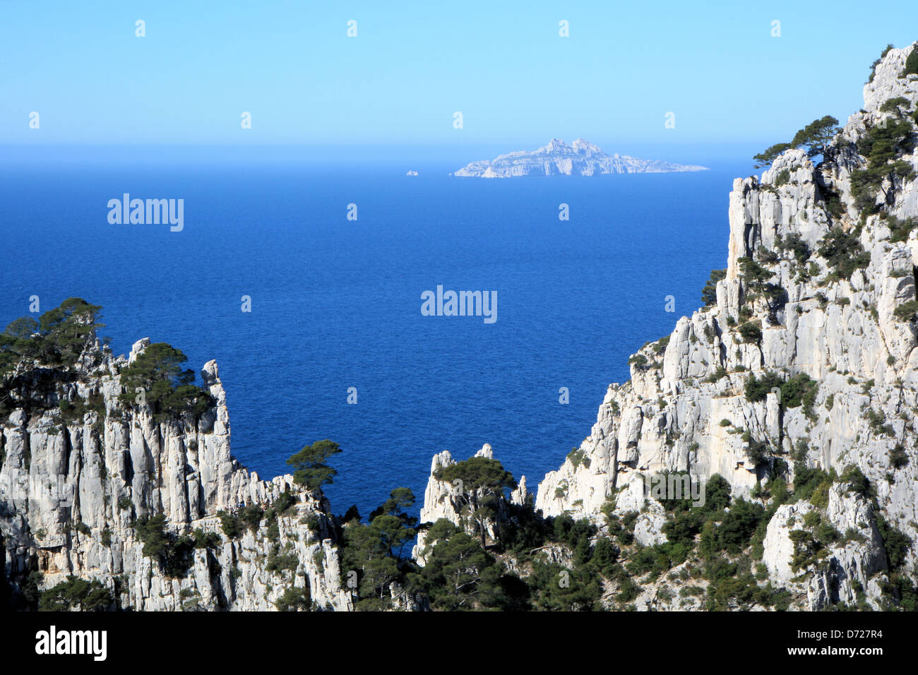 Calanque d'En Vau, Marsiglia Provenza, Francia Foto Stock