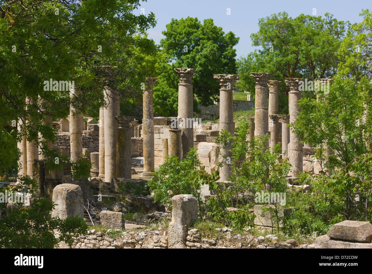Le rovine romane, Makthar, Tunisia Foto Stock