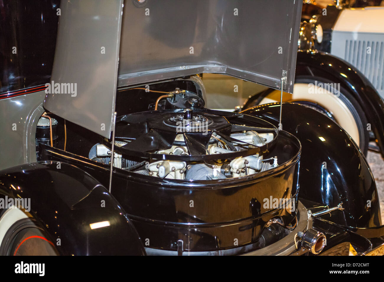 1925 Julian con un 6 cilindri motore radiale al Museo Nazionale dell'automobile in Reno Nevada Foto Stock