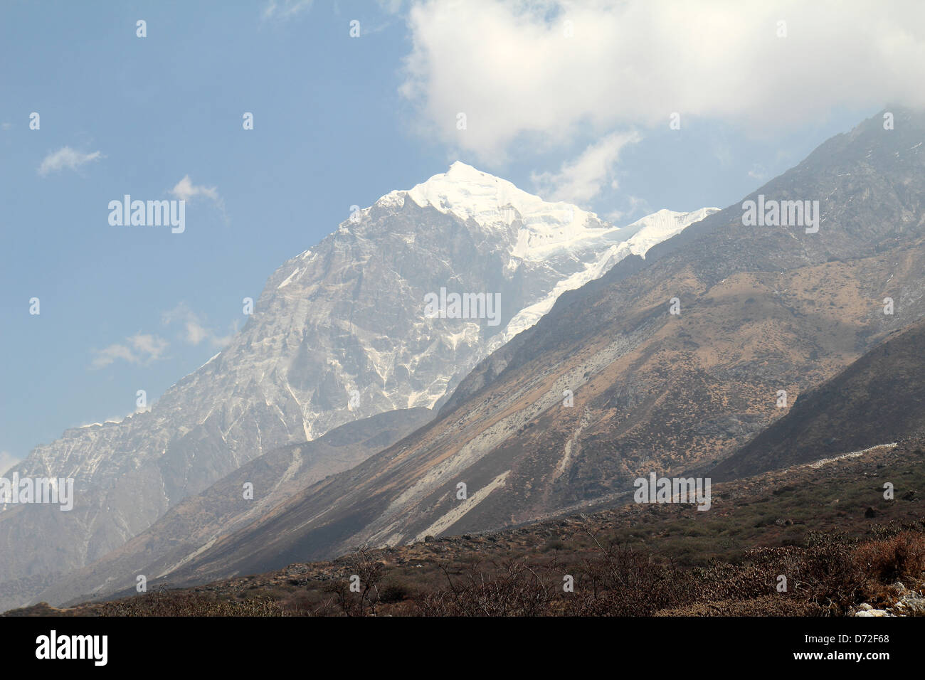 La durata del picco Pandim Geocha la Trek su altezza di 4200 metri. Foto Stock