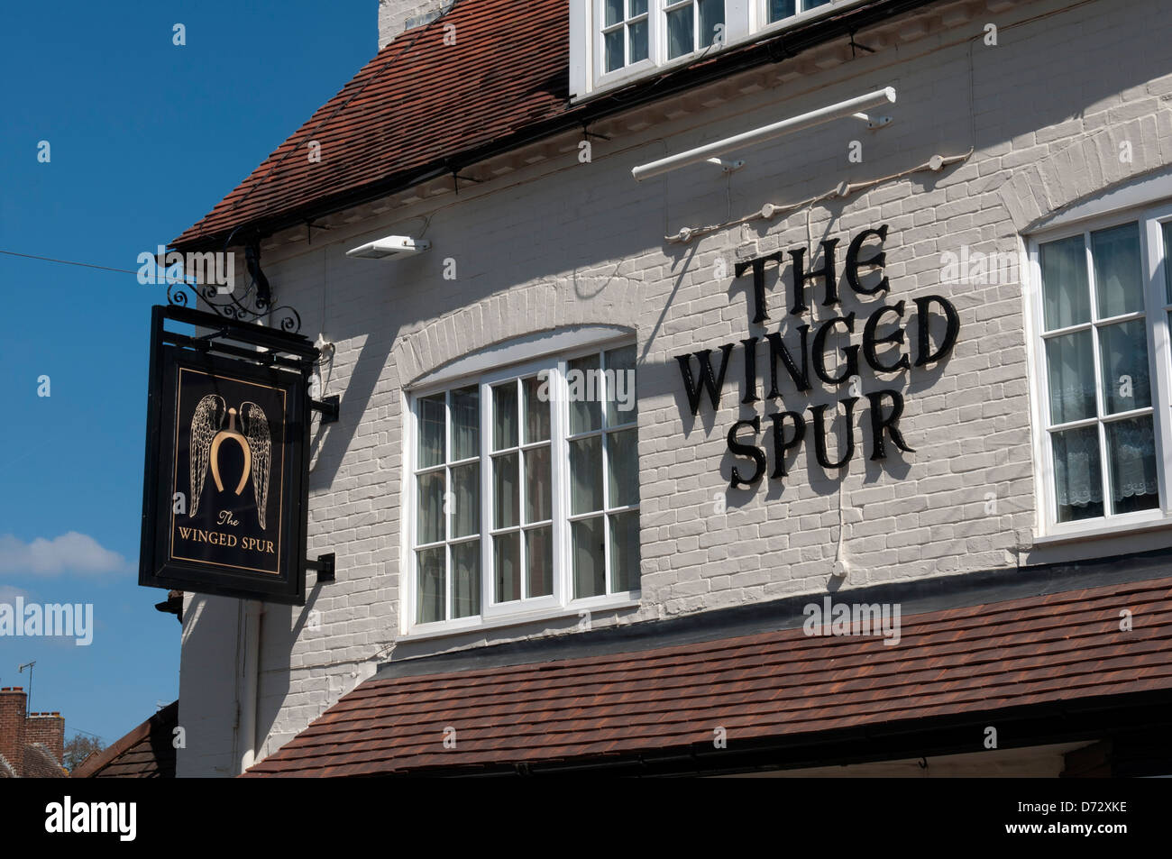 Il sperone alato pub, Ullenhall, Warwickshire, Inghilterra, Regno Unito Foto Stock
