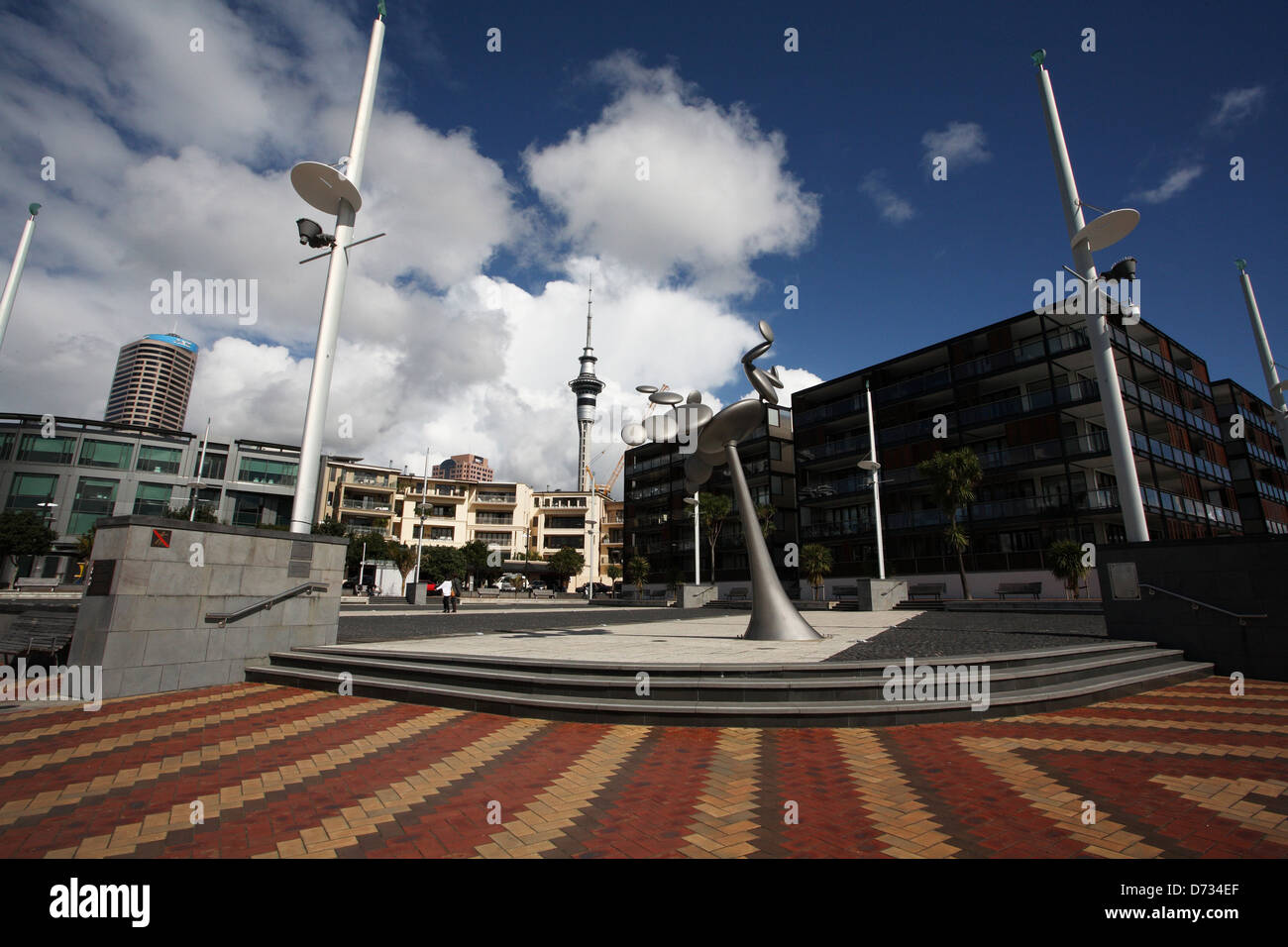 Lungomare di Auckland Foto Stock