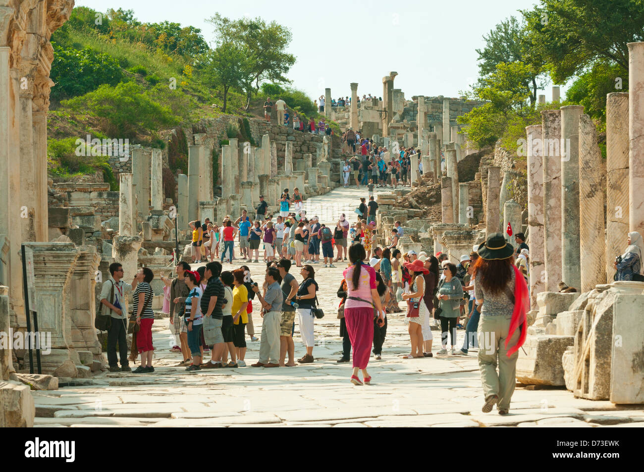 Modo Curetes, Efeso, Selcuk, Izmir, Turchia Foto Stock