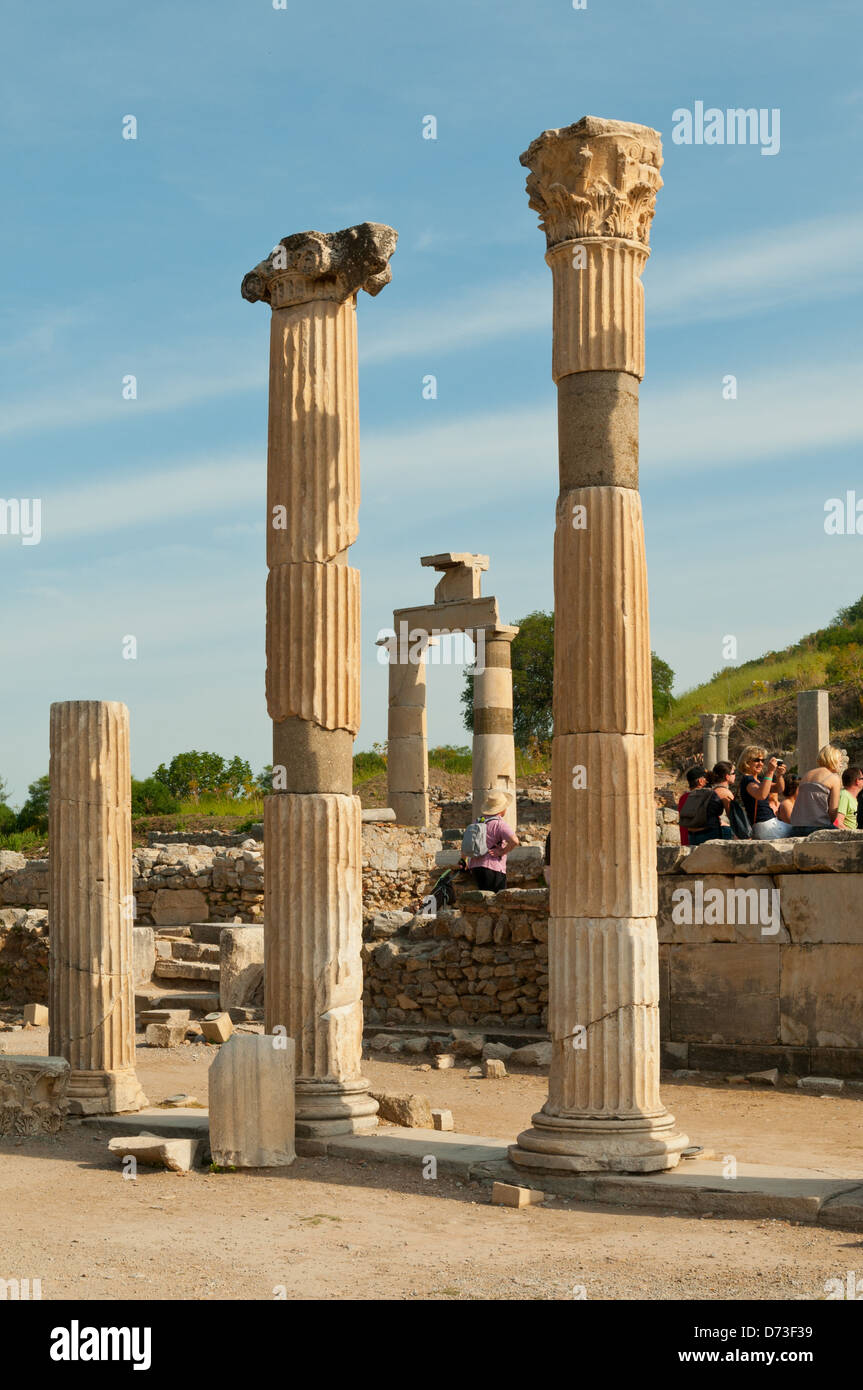 Prytaneum, Efeso, Selcuk, Izmir, Turchia Foto Stock