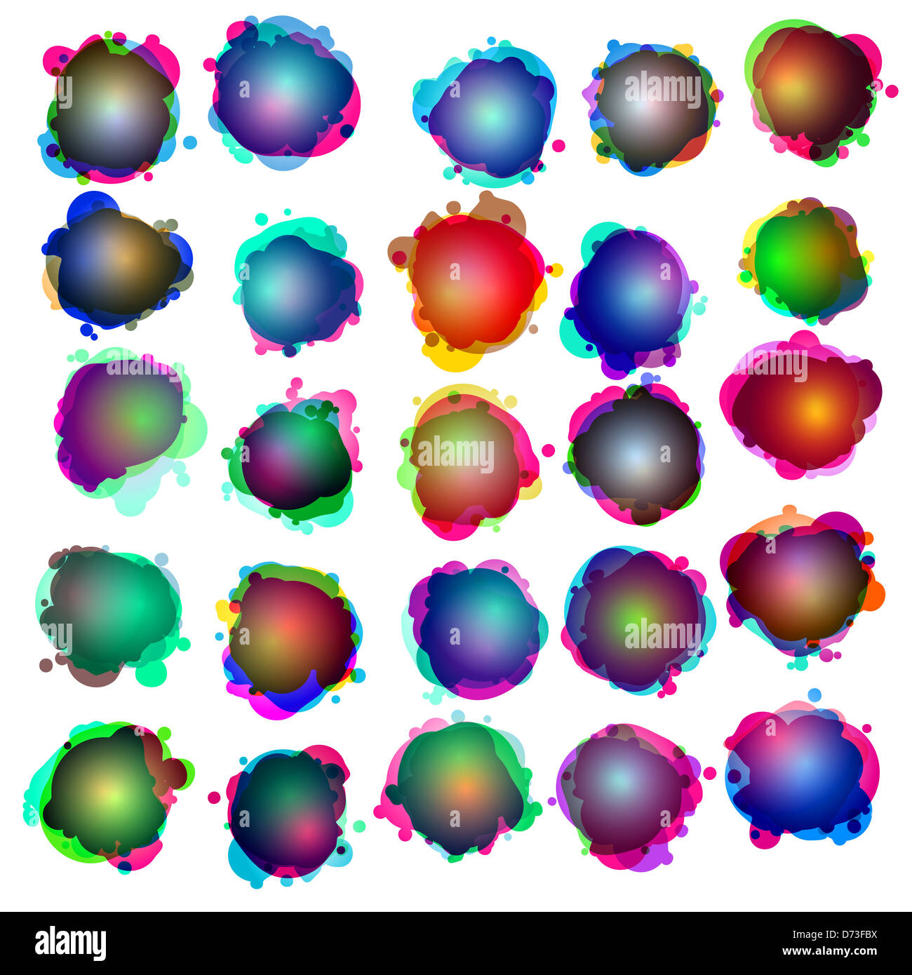 Fumetti Illustrazione originale Foto Stock