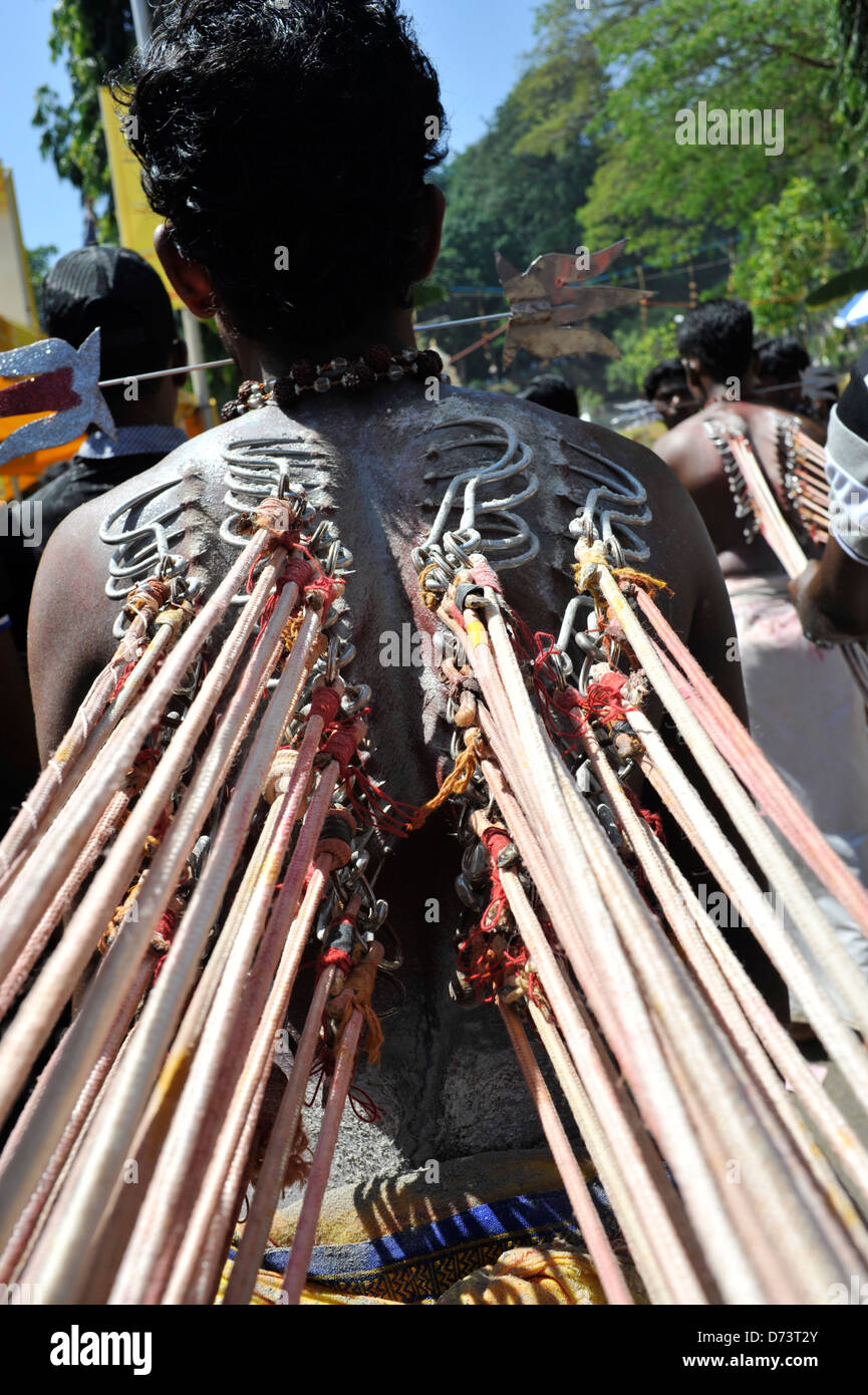 Thaipusam in Penang Foto Stock